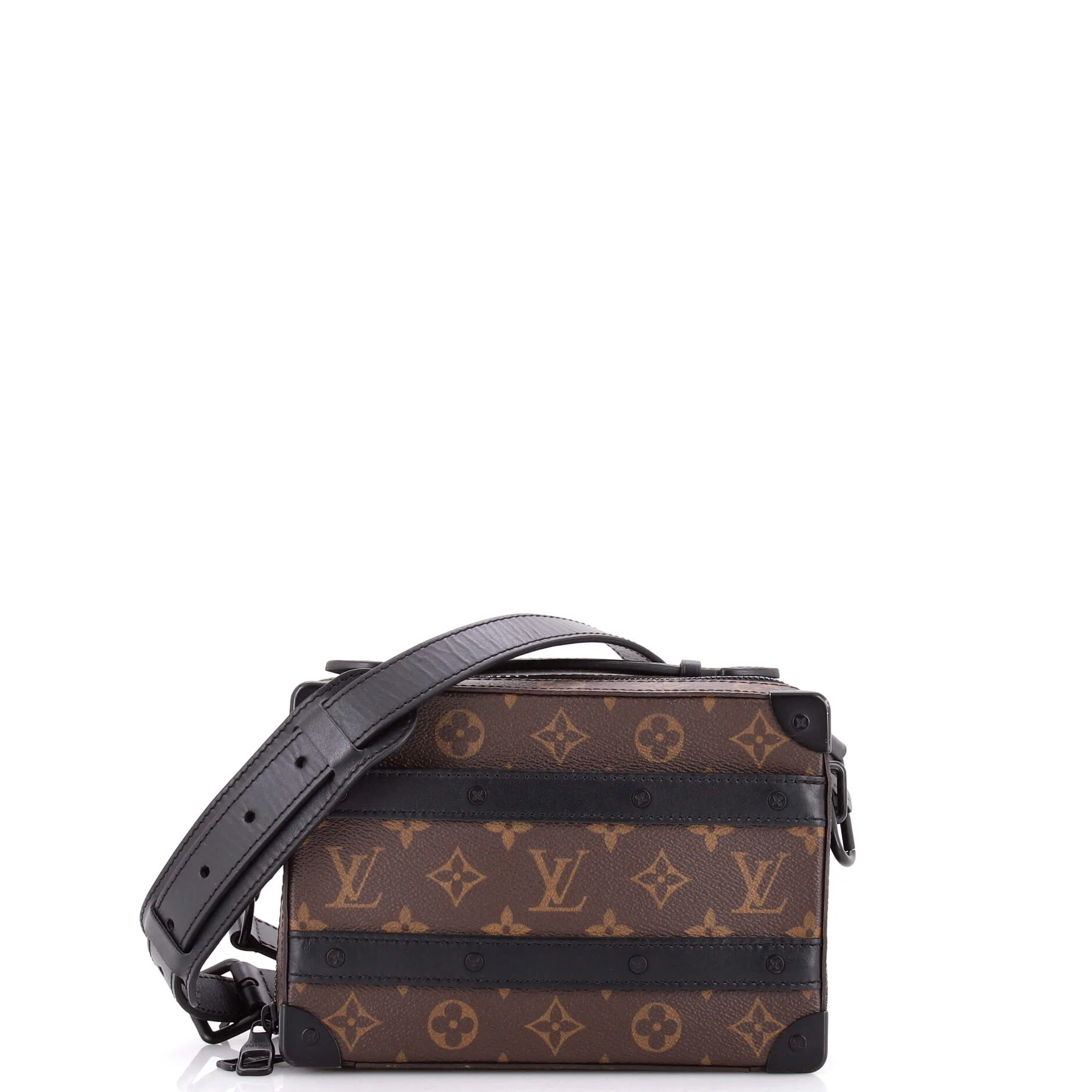 Handle Soft Trunk Bag Macassar Monogram Canvas