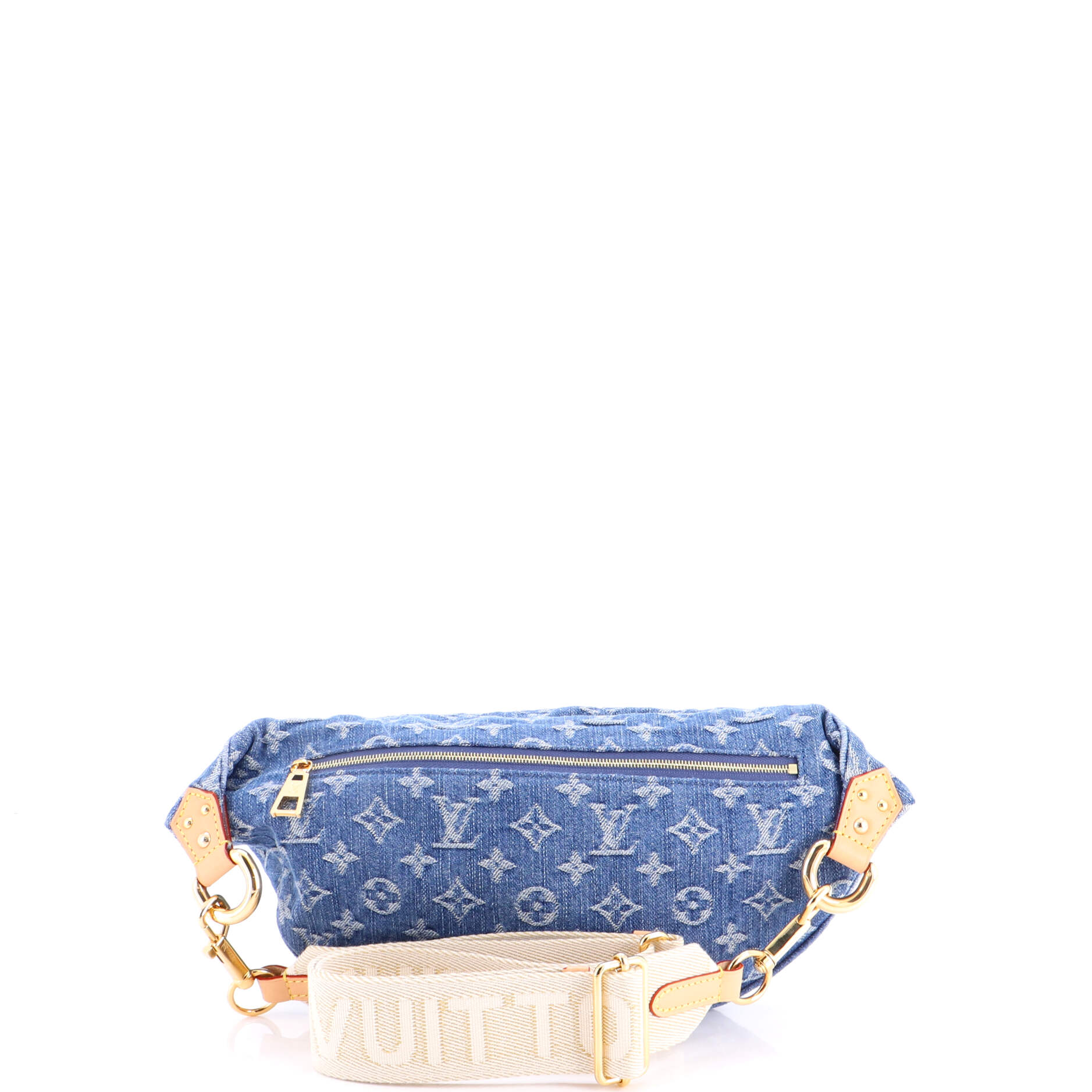 High Rise Bum Bag Monogram Denim - Image 3