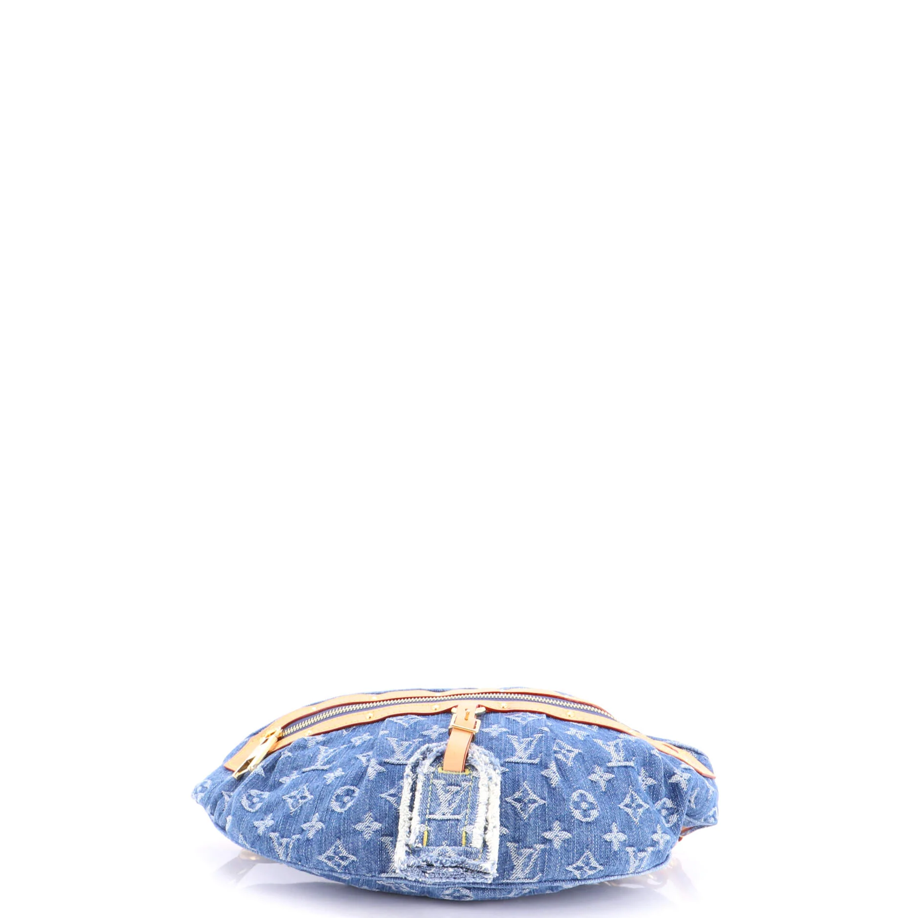 High Rise Bum Bag Monogram Denim - Image 4
