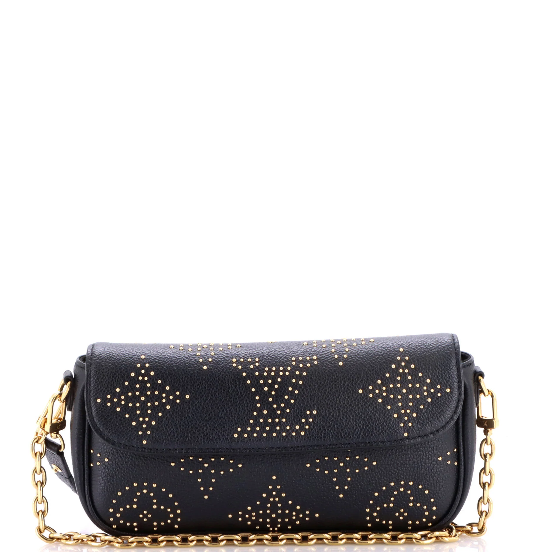 Ivy Wallet on Chain Studded Leather
