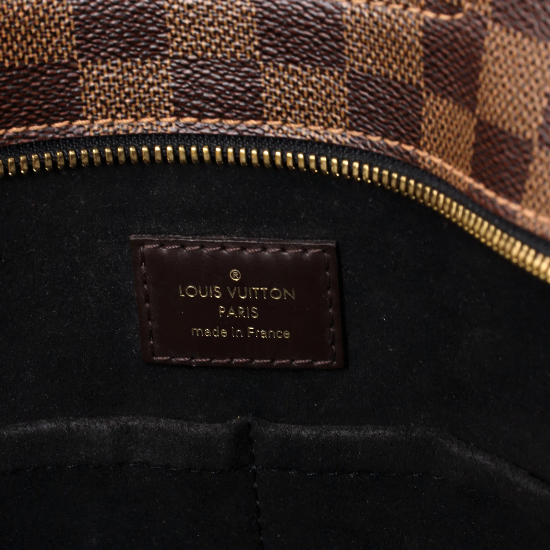 Jersey Handbag Damier with Leather - Image 7