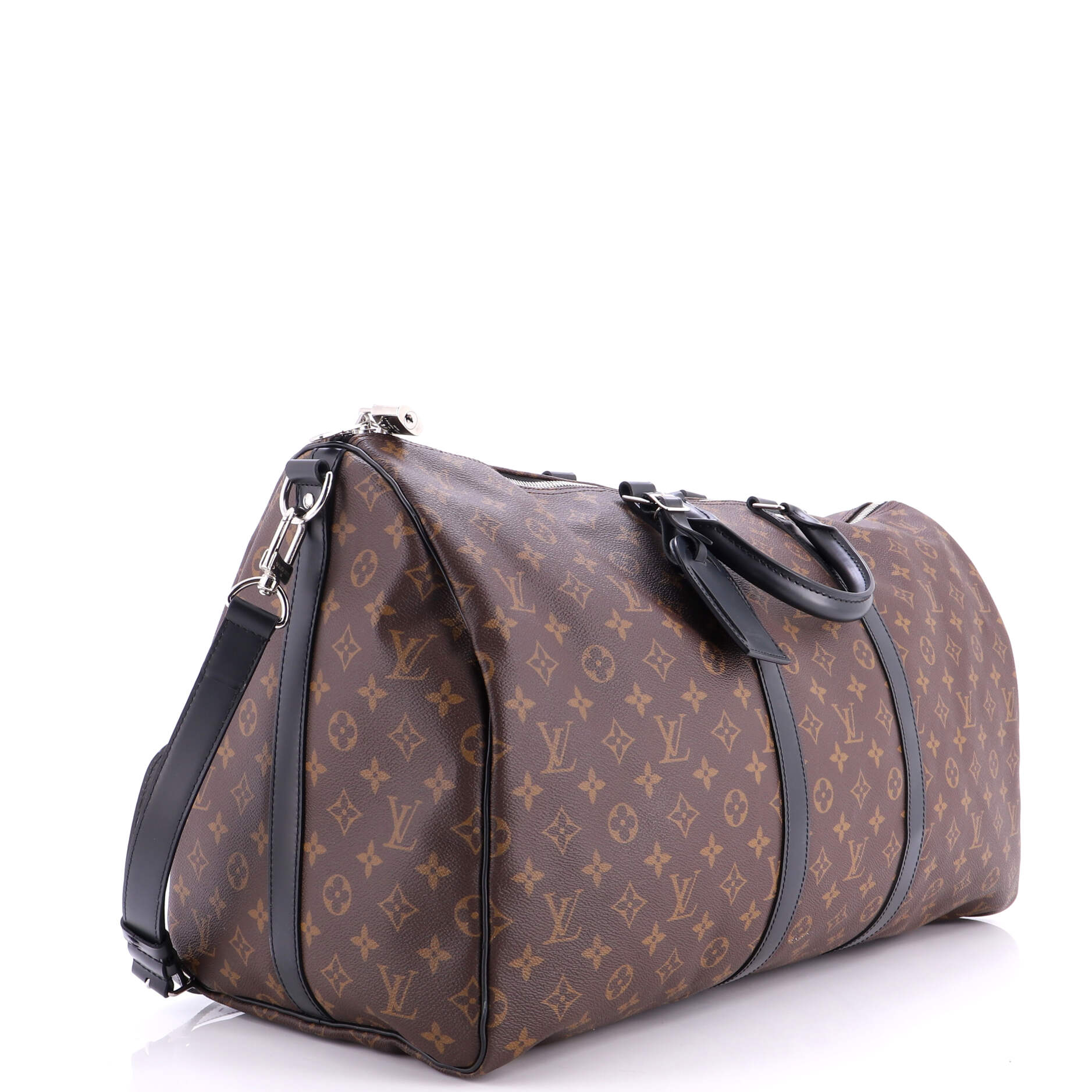 Keepall Bandouliere Bag Macassar Monogram Canvas 55 - Image 2