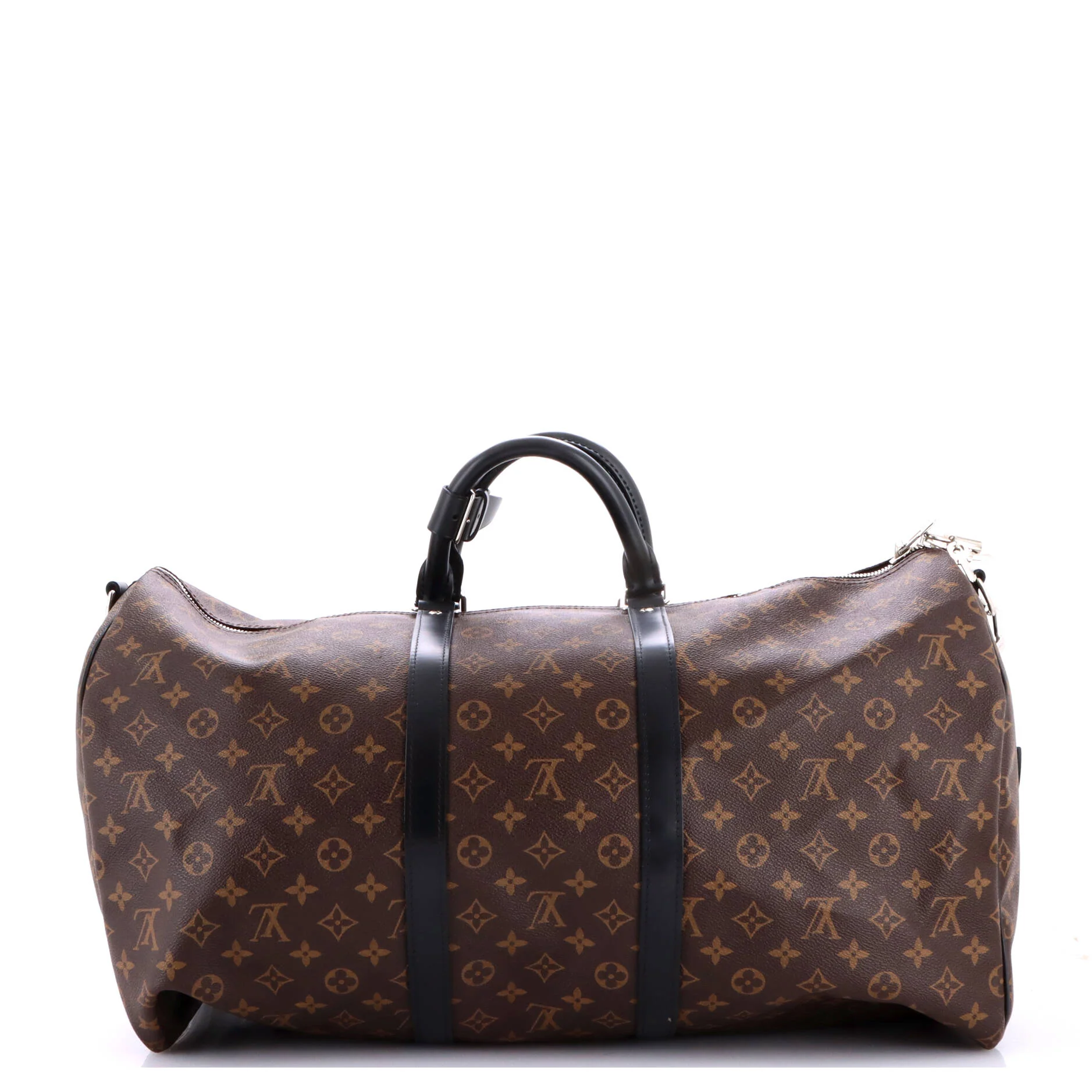 Keepall Bandouliere Bag Macassar Monogram Canvas 55 - Image 3