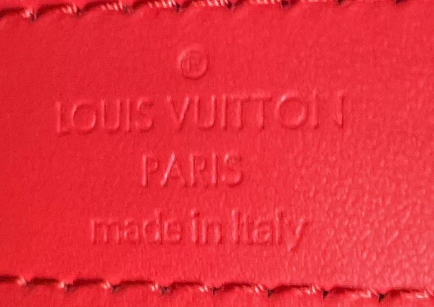 Keepall Bandouliere Bag Monogram Canvas with Coquelicot Leather Trim 50 - Image 8