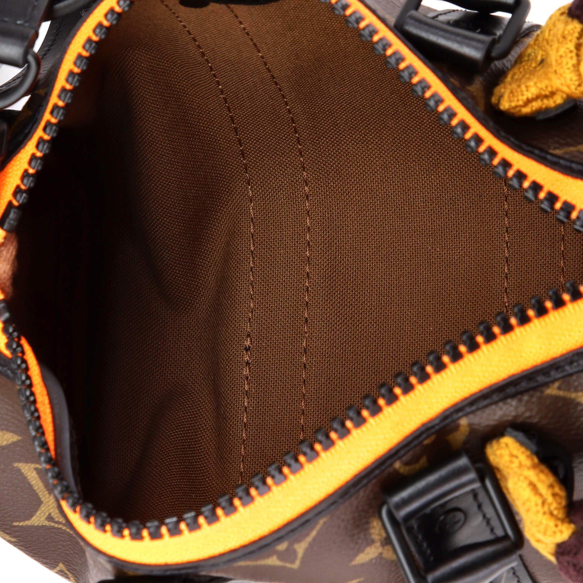 Keepall Bandouliere Bag Monogram Canvas with LV Friends Plush Monkey XS - Image 5