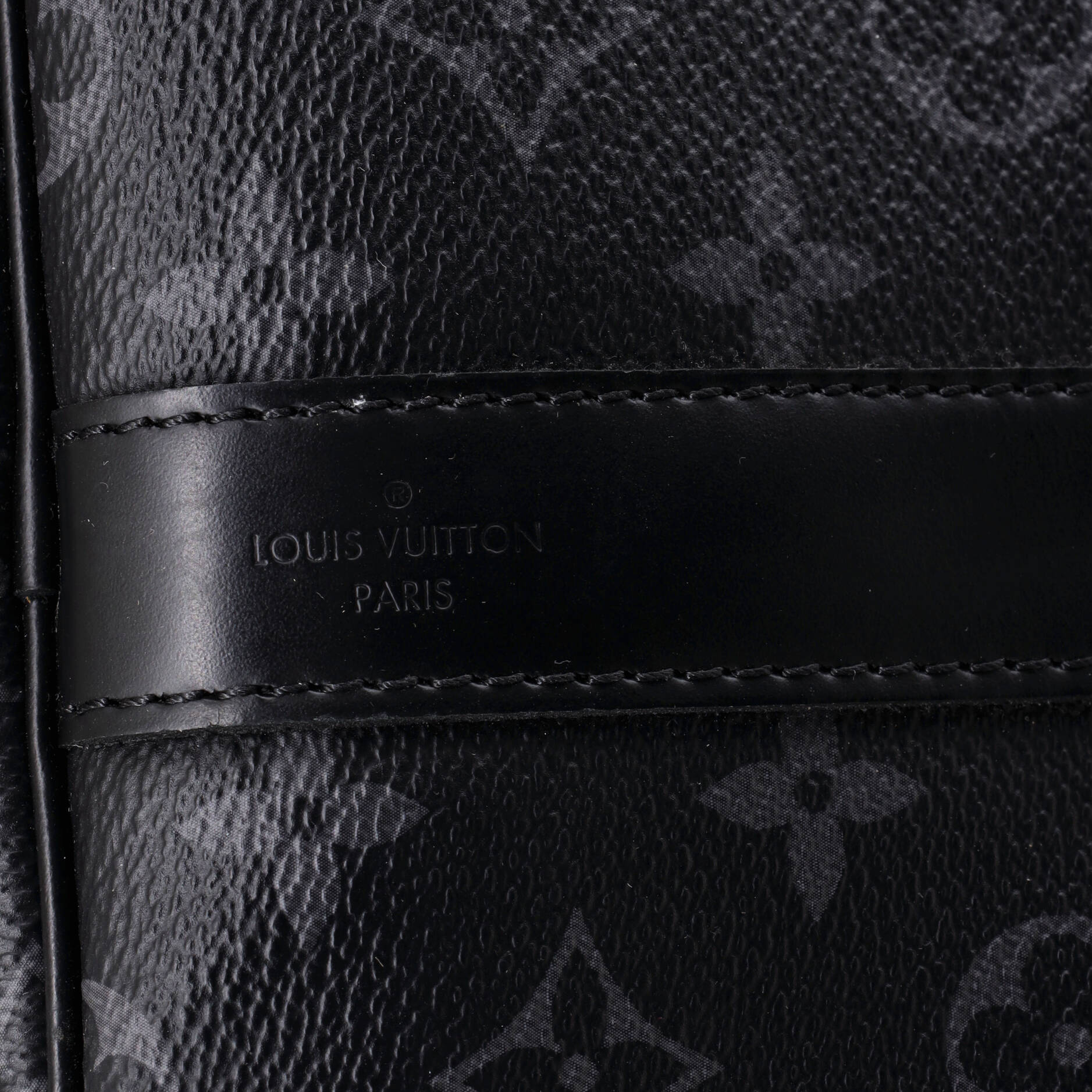 Keepall Bandouliere Bag Monogram Eclipse Canvas 55 - Image 6