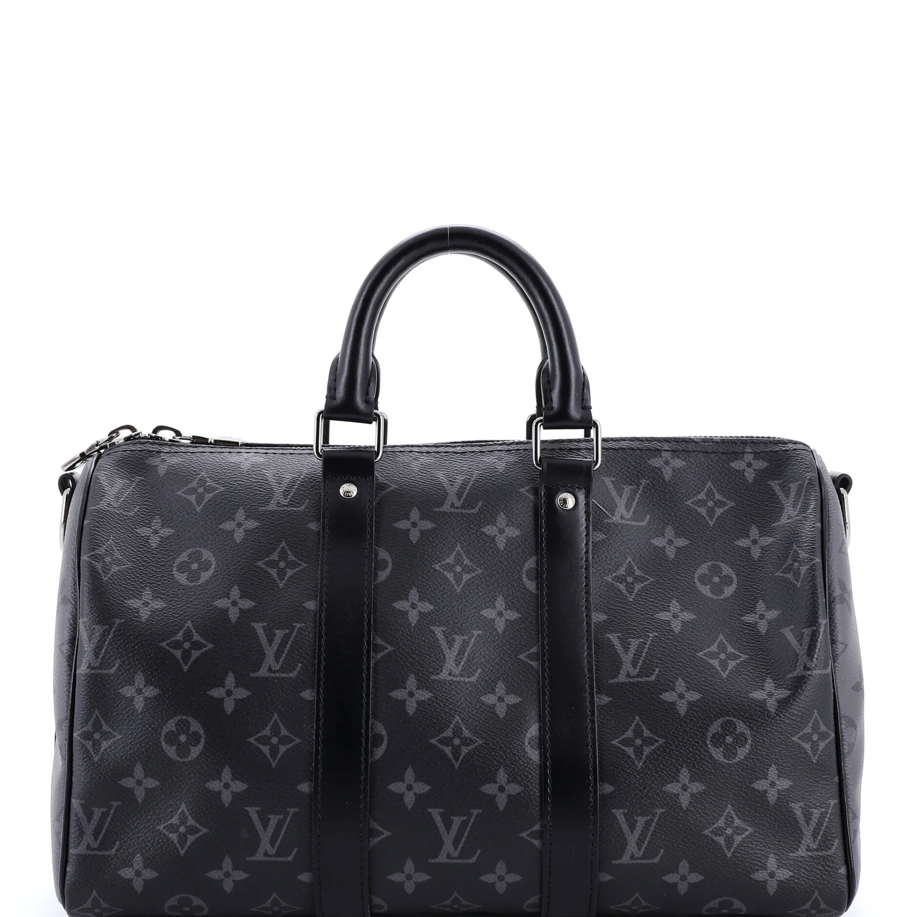 Keepall Bandouliere Bag Reverse Monogram Eclipse Canvas 35