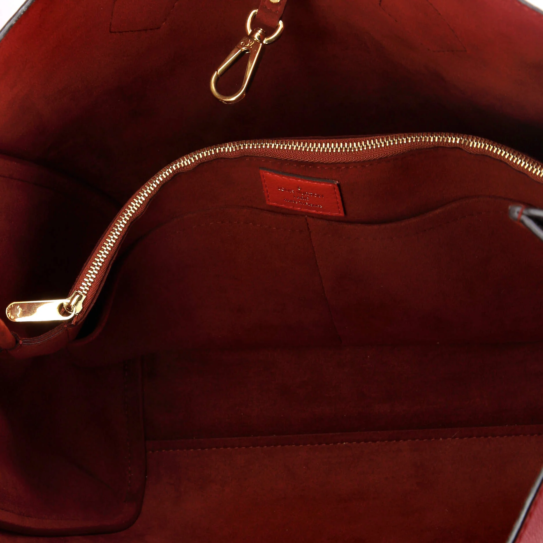 Kimono Handbag Monogram Canvas and Leather MM - Image 5