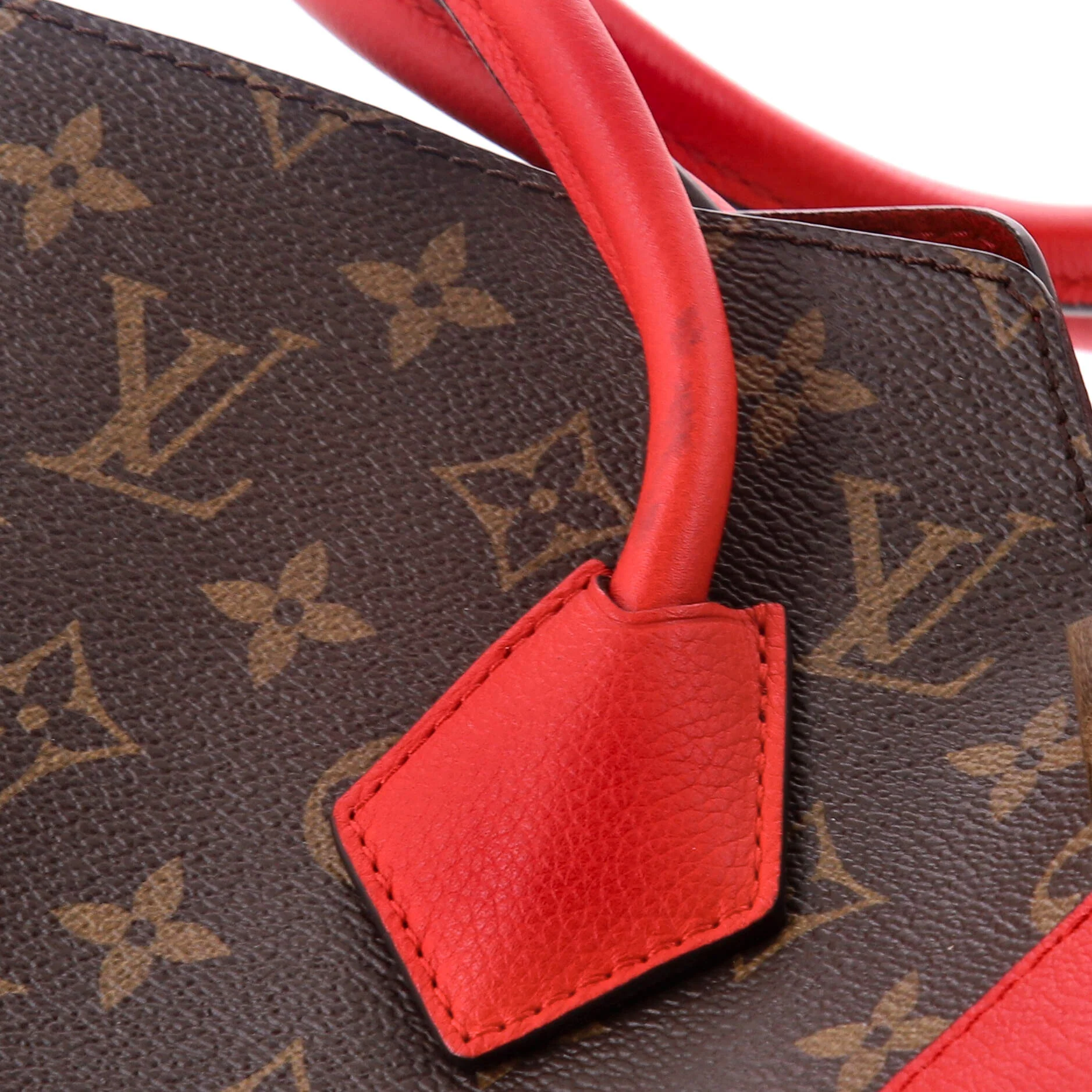 Kimono Handbag Monogram Canvas and Leather MM - Image 6