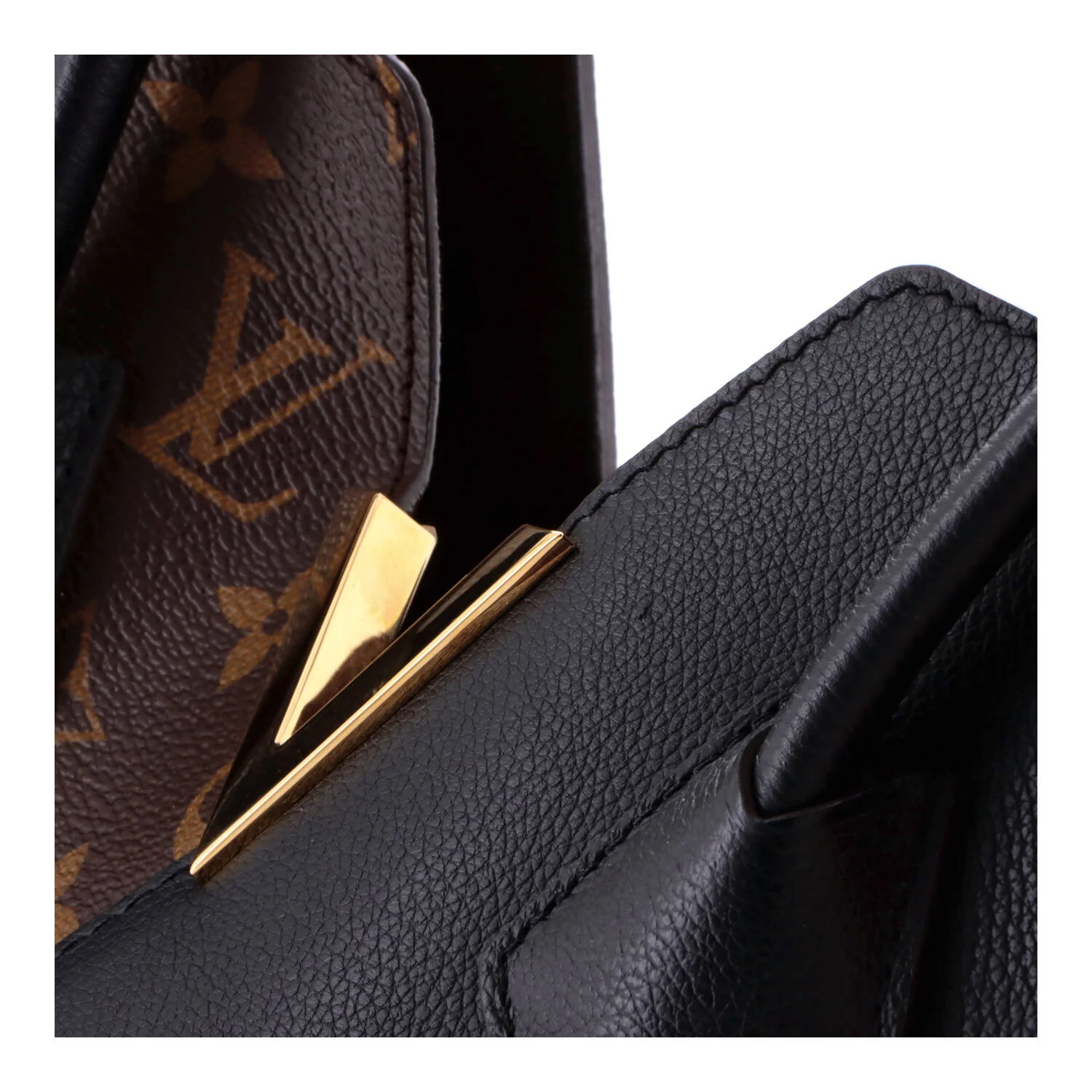 Kimono Handbag Monogram Canvas and Leather MM - Image 6