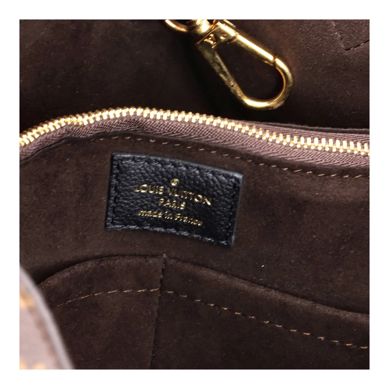 Kimono Handbag Monogram Canvas and Leather MM - Image 8
