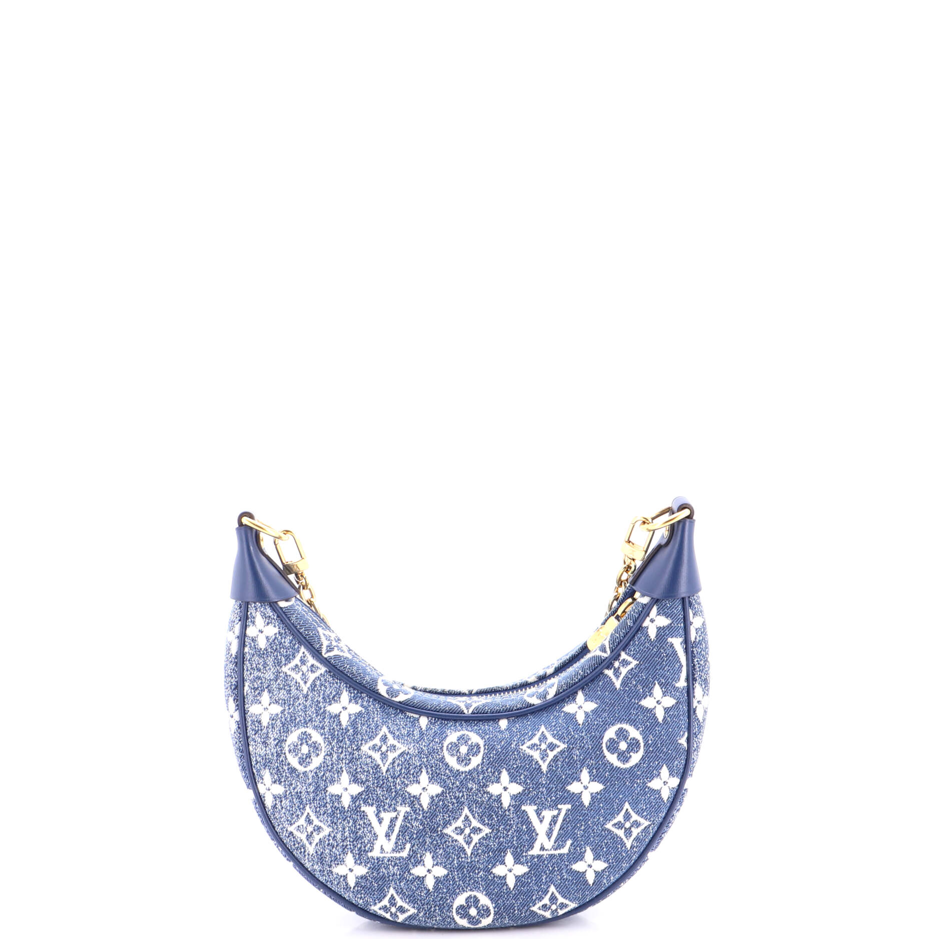 Loop Handbag Monogram Jacquard Denim - Image 3