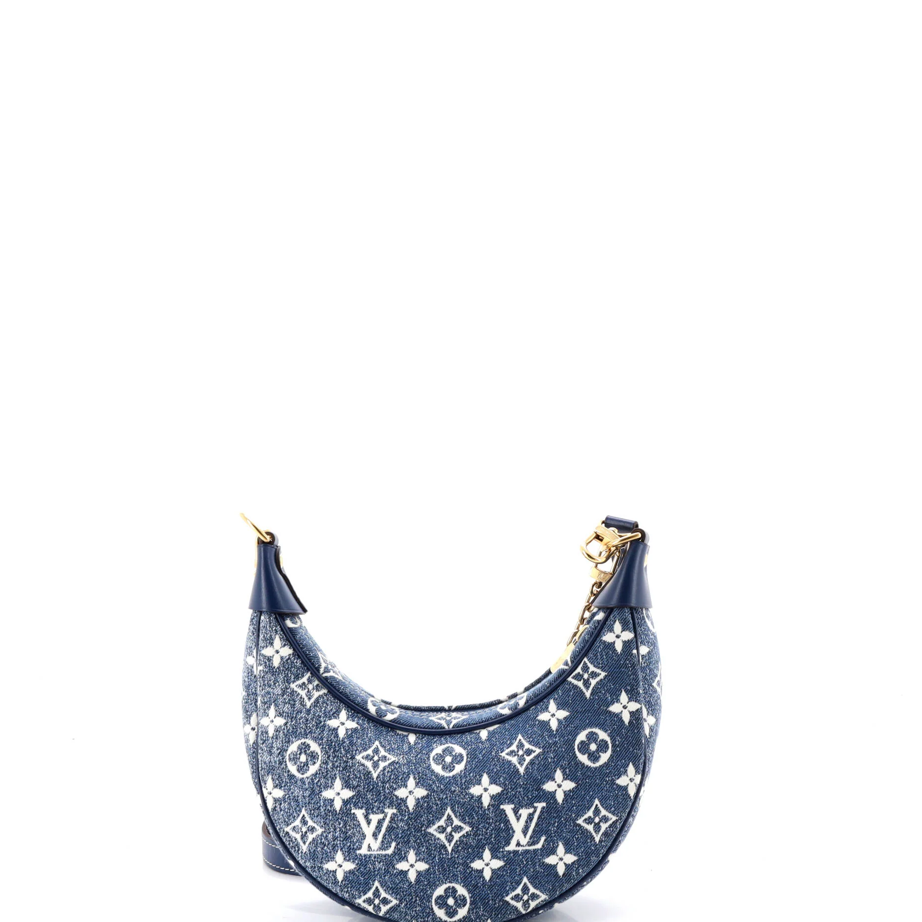 Loop Handbag Monogram Jacquard Denim - Image 3