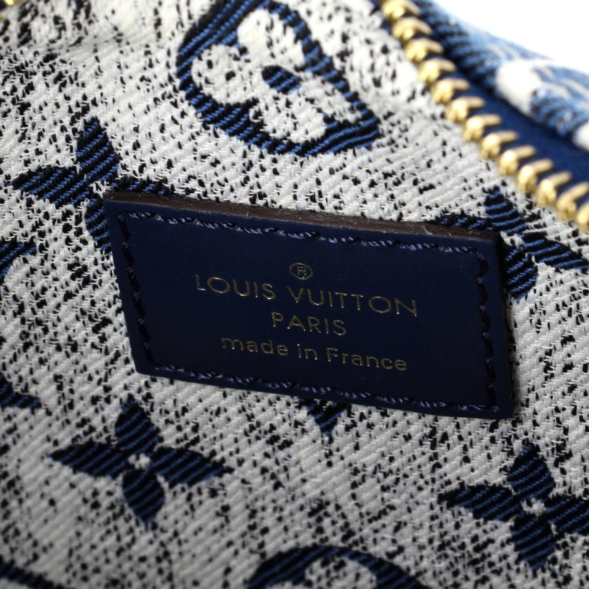 Loop Handbag Monogram Jacquard Denim - Image 6