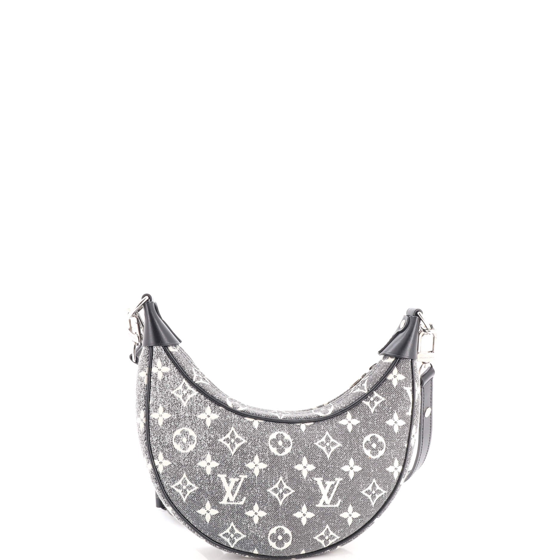 Loop Handbag Monogram Jacquard Denim - Image 3