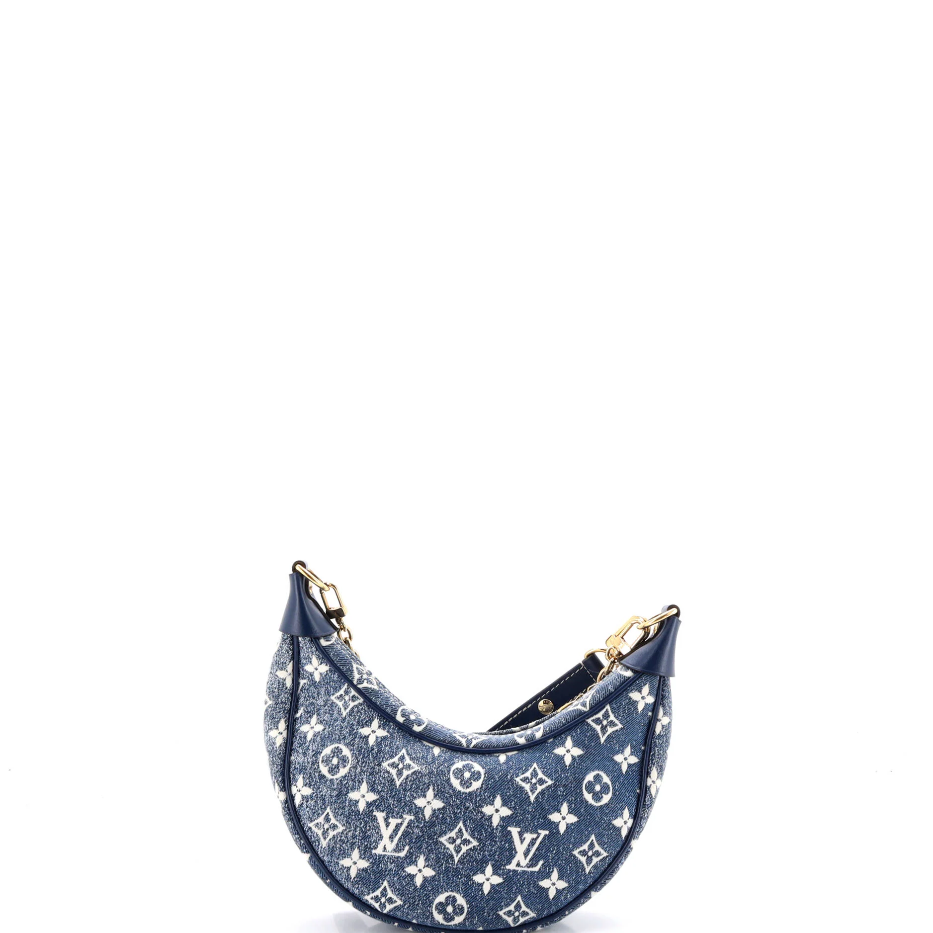Loop Handbag Monogram Jacquard Denim - Image 3