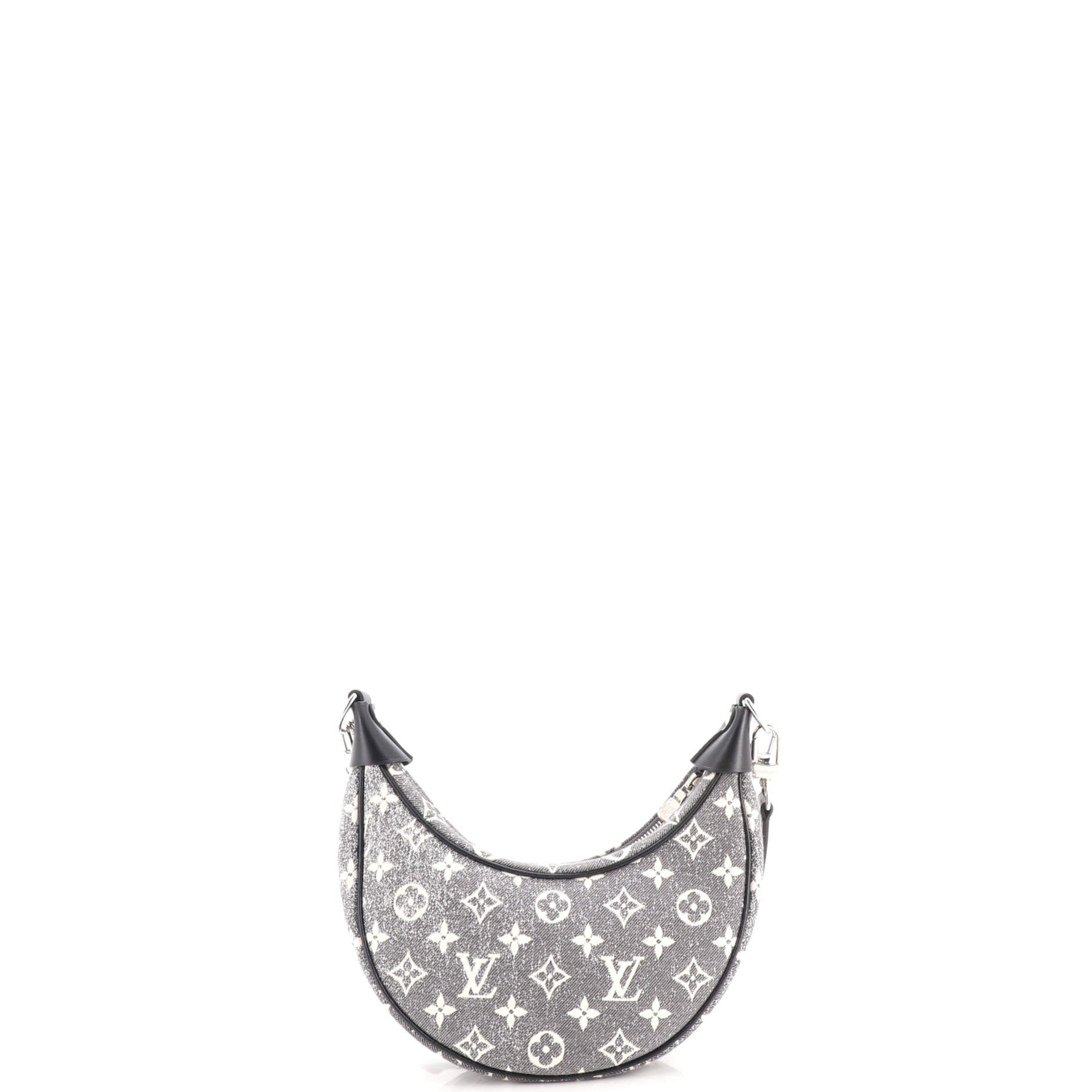 Loop Handbag Monogram Jacquard Denim - Image 3