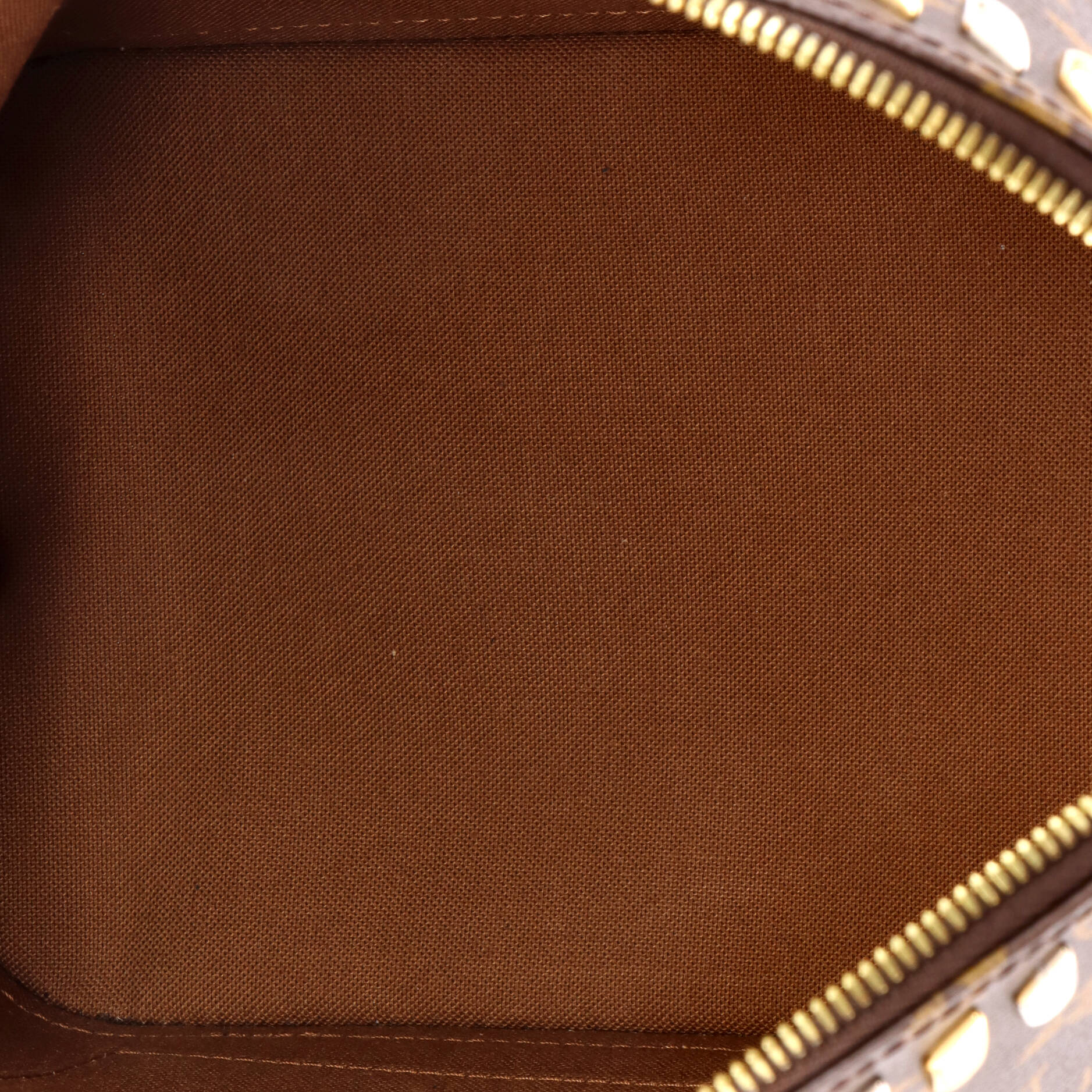 Metal Stones Alma Handbag Studded Monogram Canvas PM - Image 5