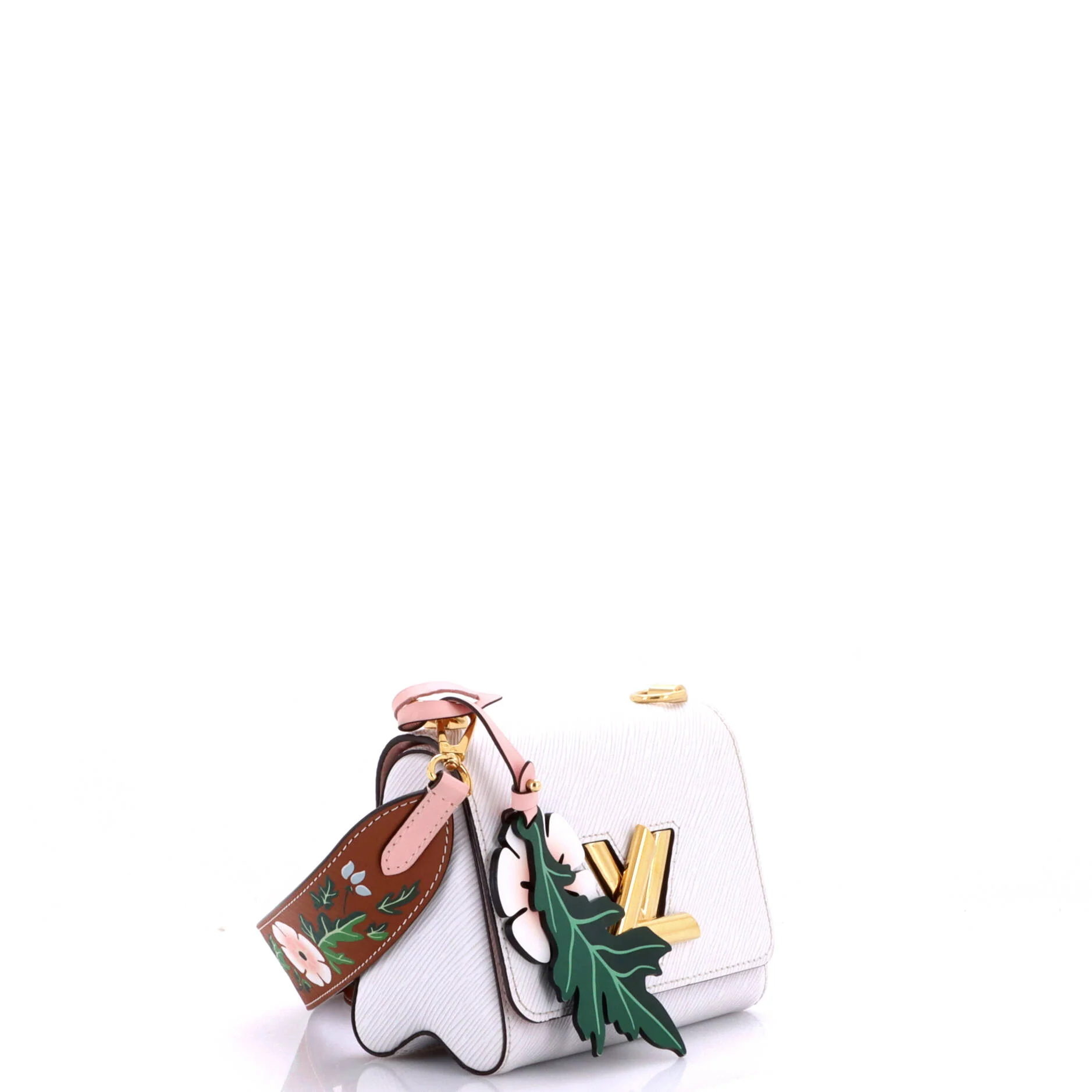 Monogram Flower Strap Twist Handbag Epi Leather PM - Image 3