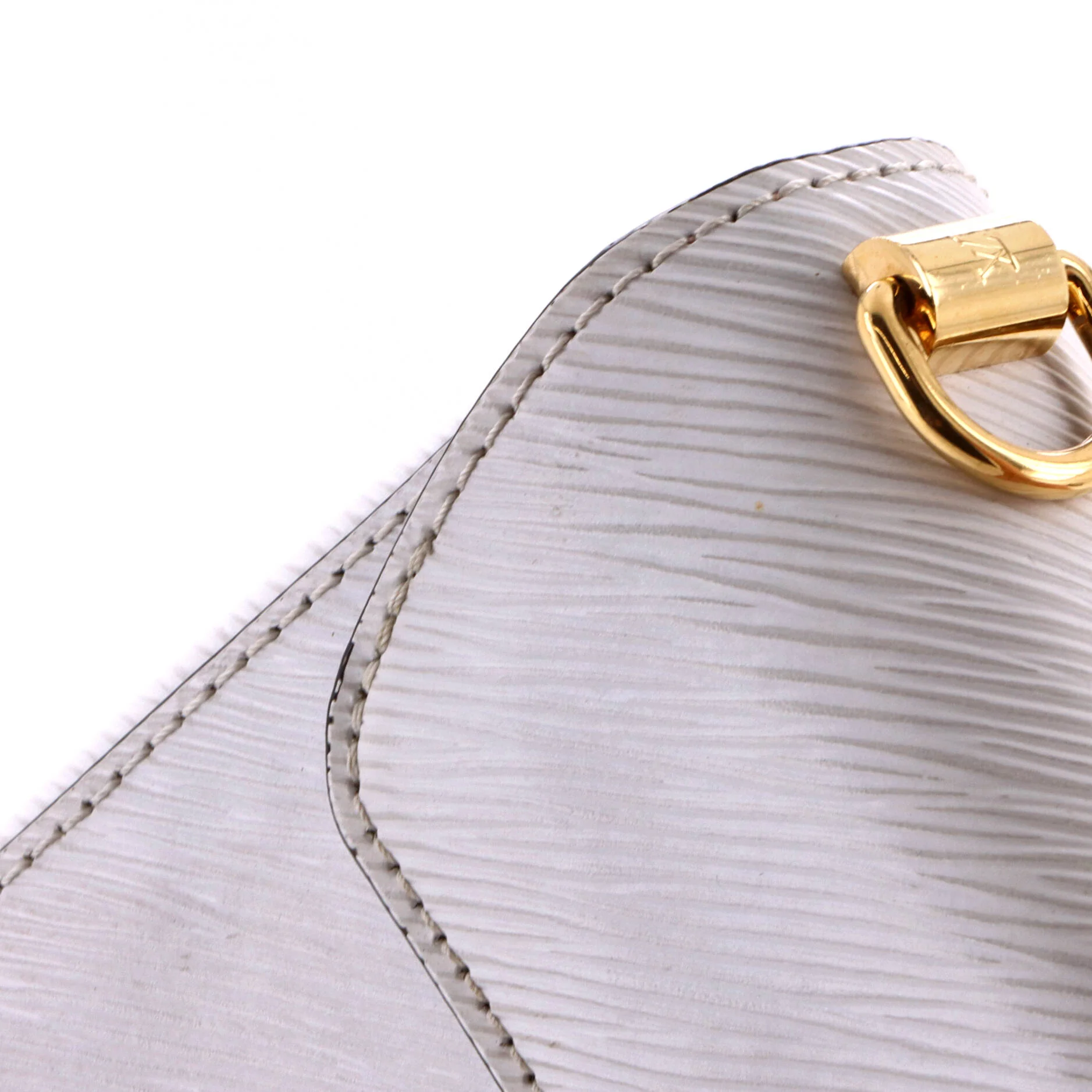 Monogram Flower Strap Twist Handbag Epi Leather PM - Image 7