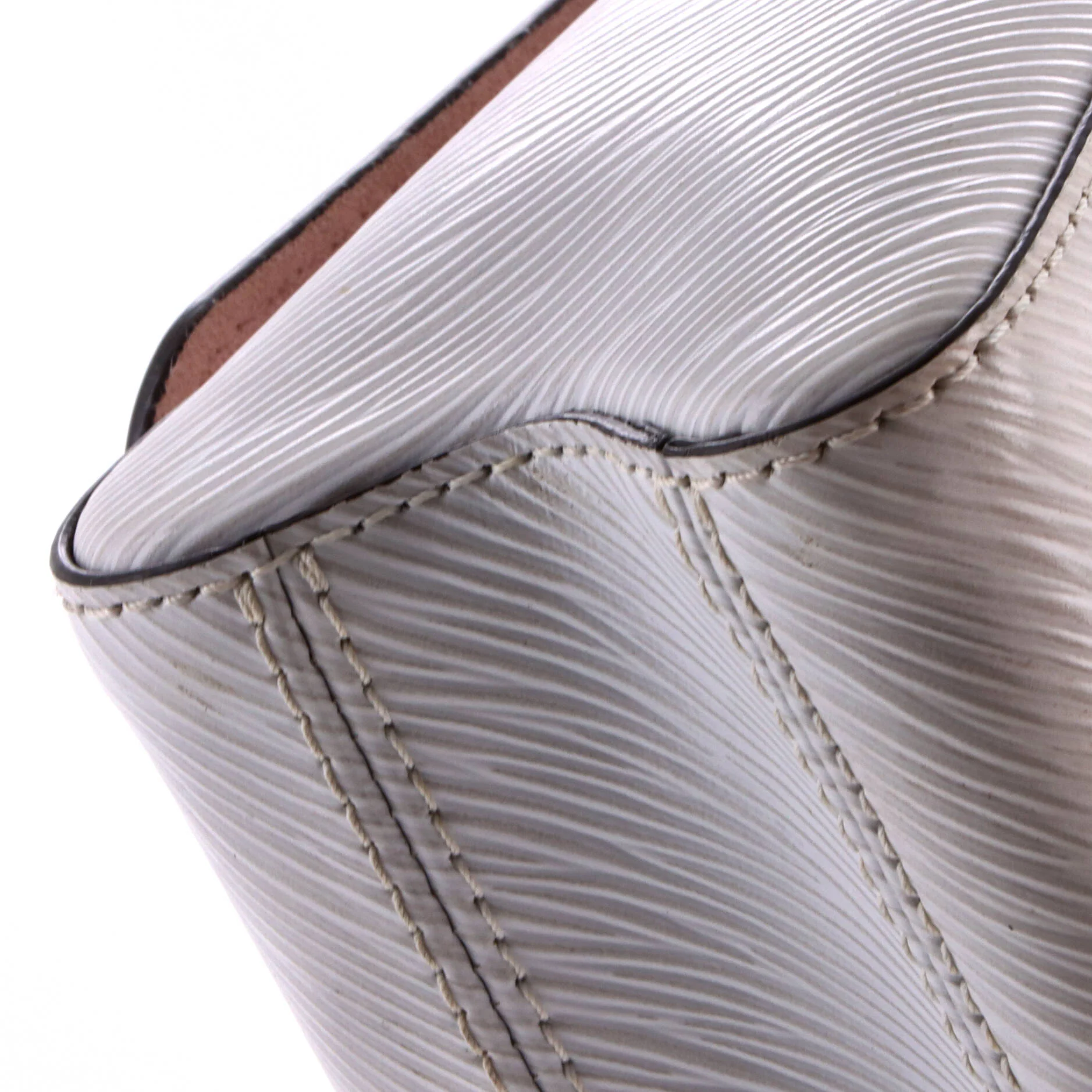 Monogram Flower Strap Twist Handbag Epi Leather PM - Image 8