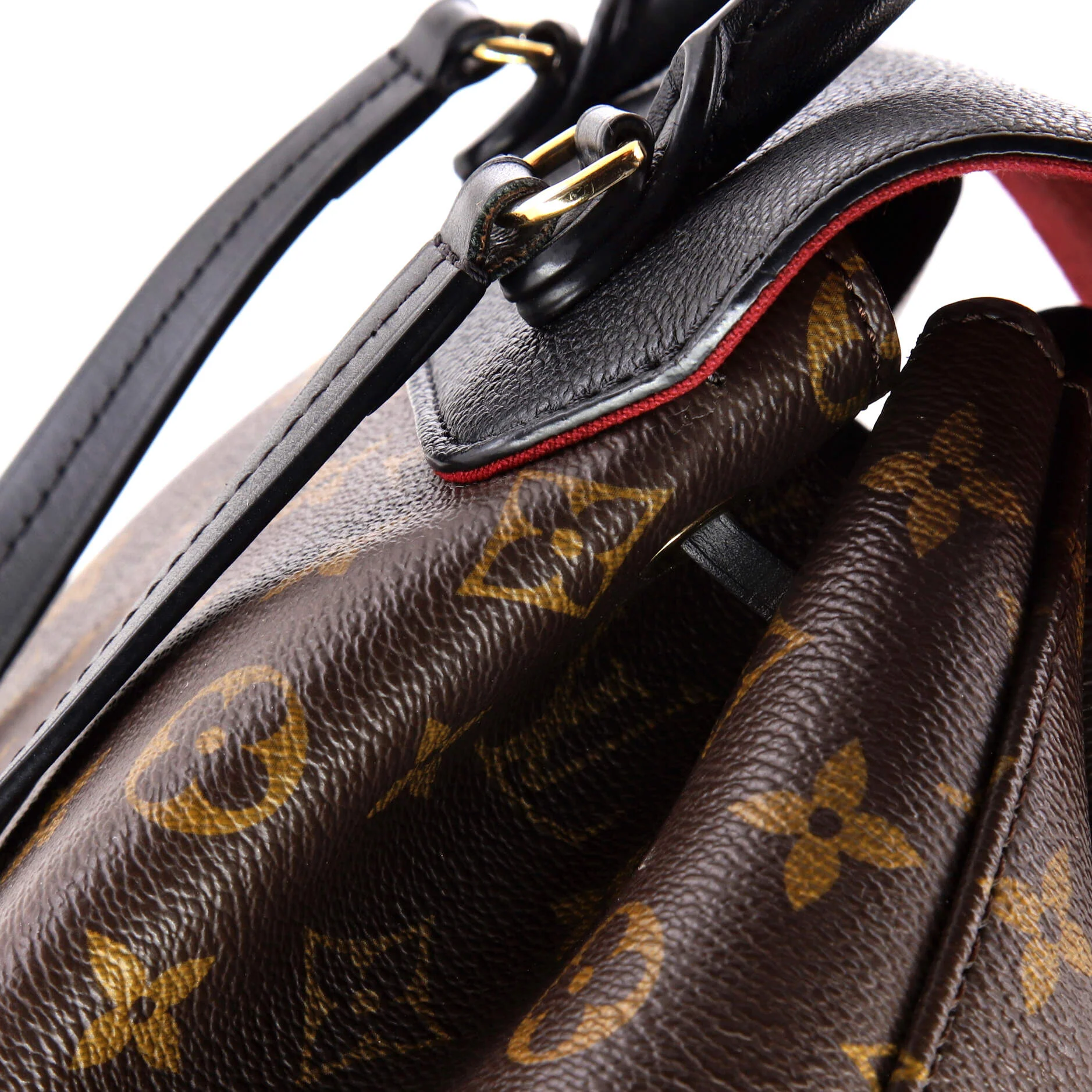 Montsouris NM Backpack Monogram Canvas with Leather PM - Image 7
