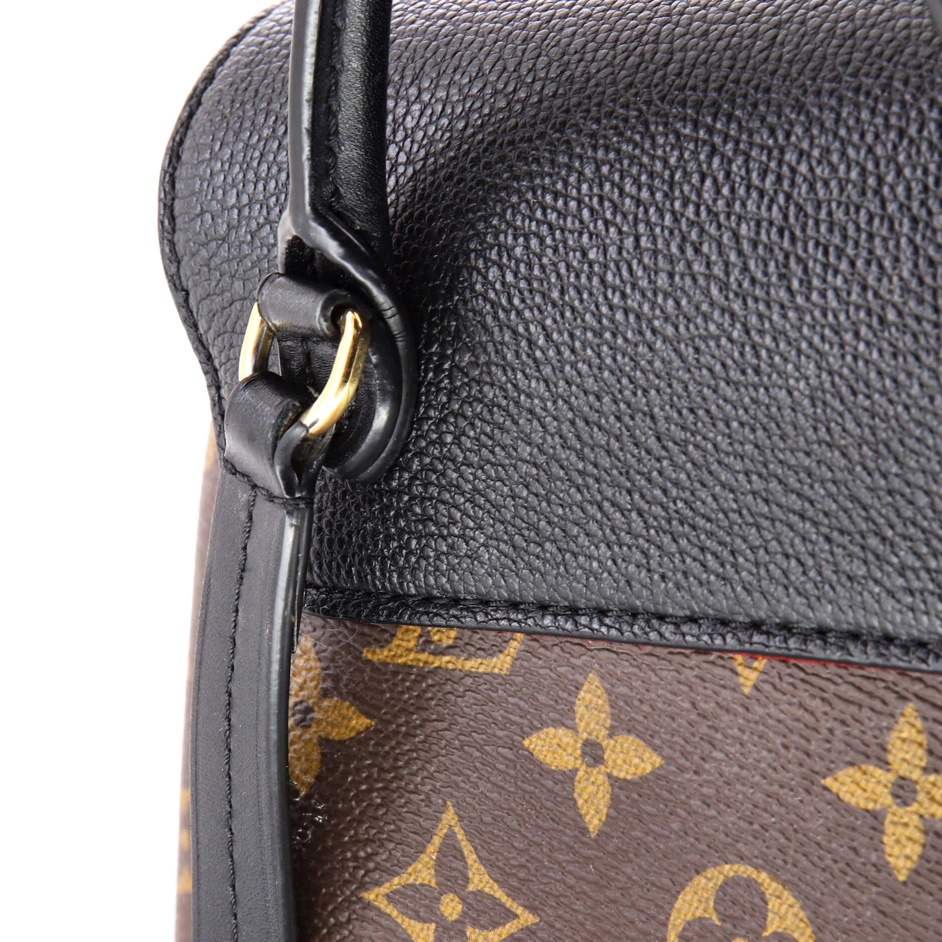 Montsouris NM Backpack Monogram Canvas with Leather PM - Image 9
