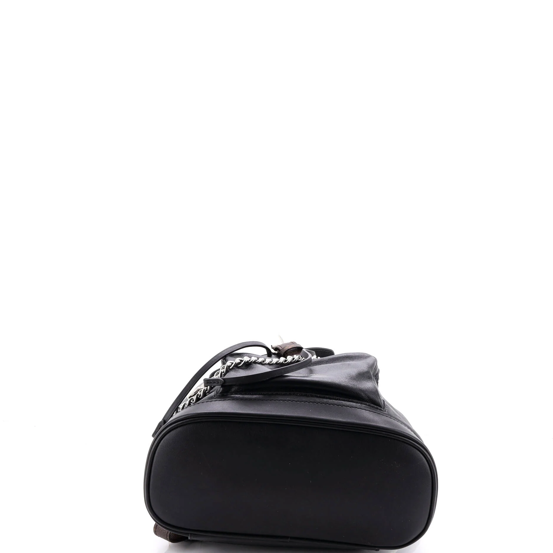 Montsouris Vibe Backpack Leather with Monogram Canvas PM - Image 4