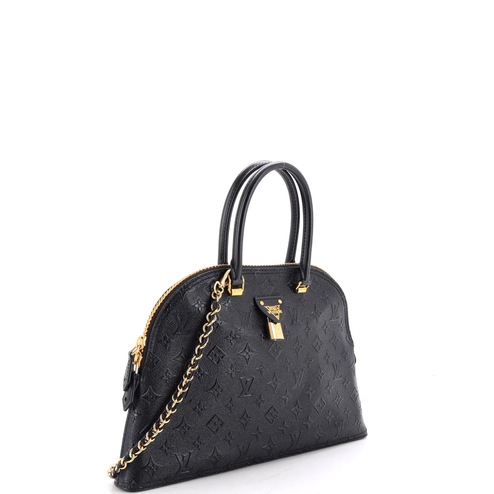 Moon Alma Bag Embossed Monogram Midnight Canvas - Image 2