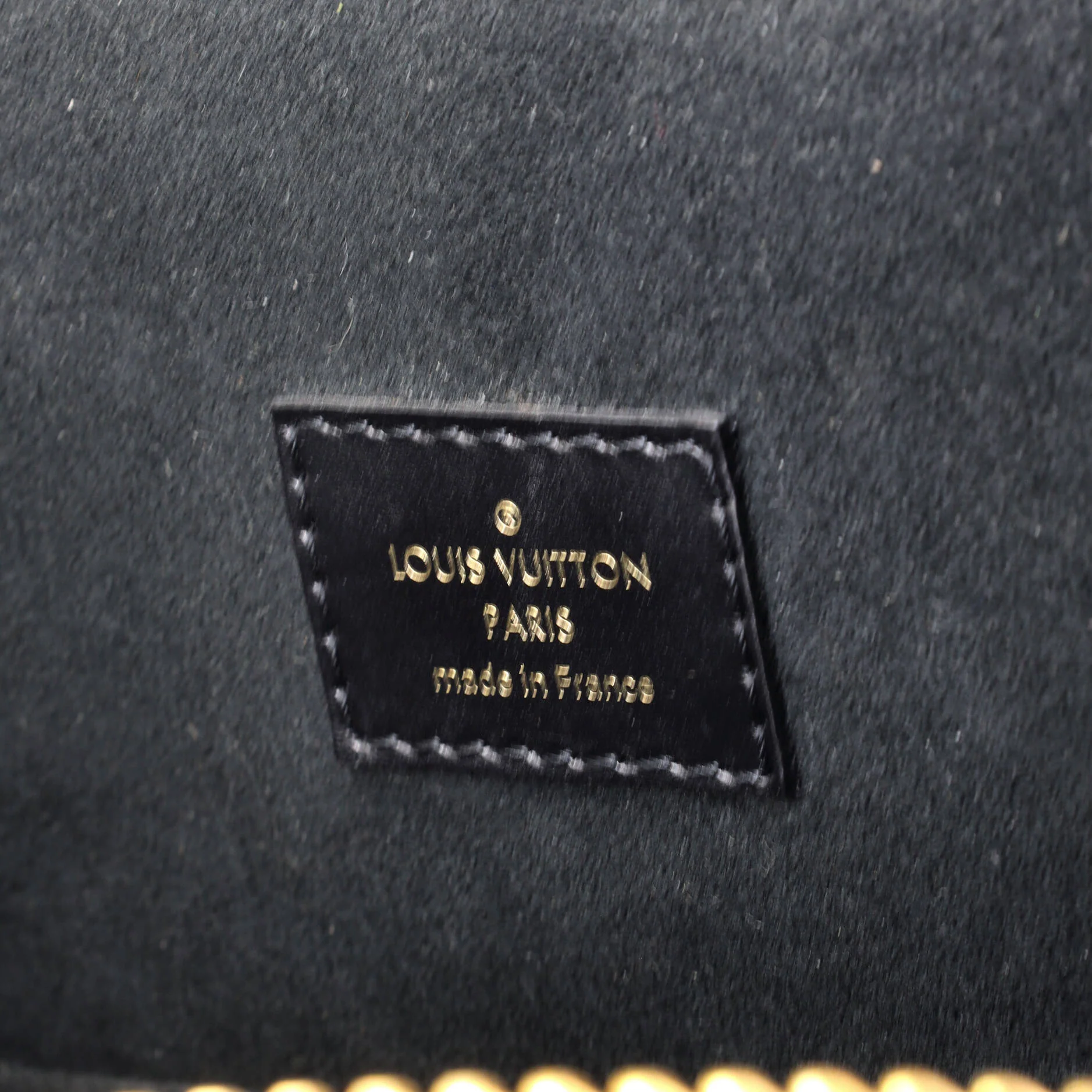 Moon Alma Bag Embossed Monogram Midnight Canvas - Image 7