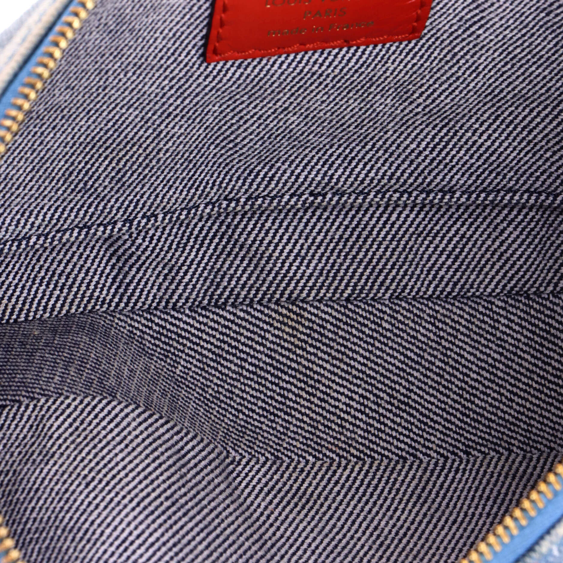 Multi Pochette Accessoires Damier and Monogram Patchwork Denim - Image 5