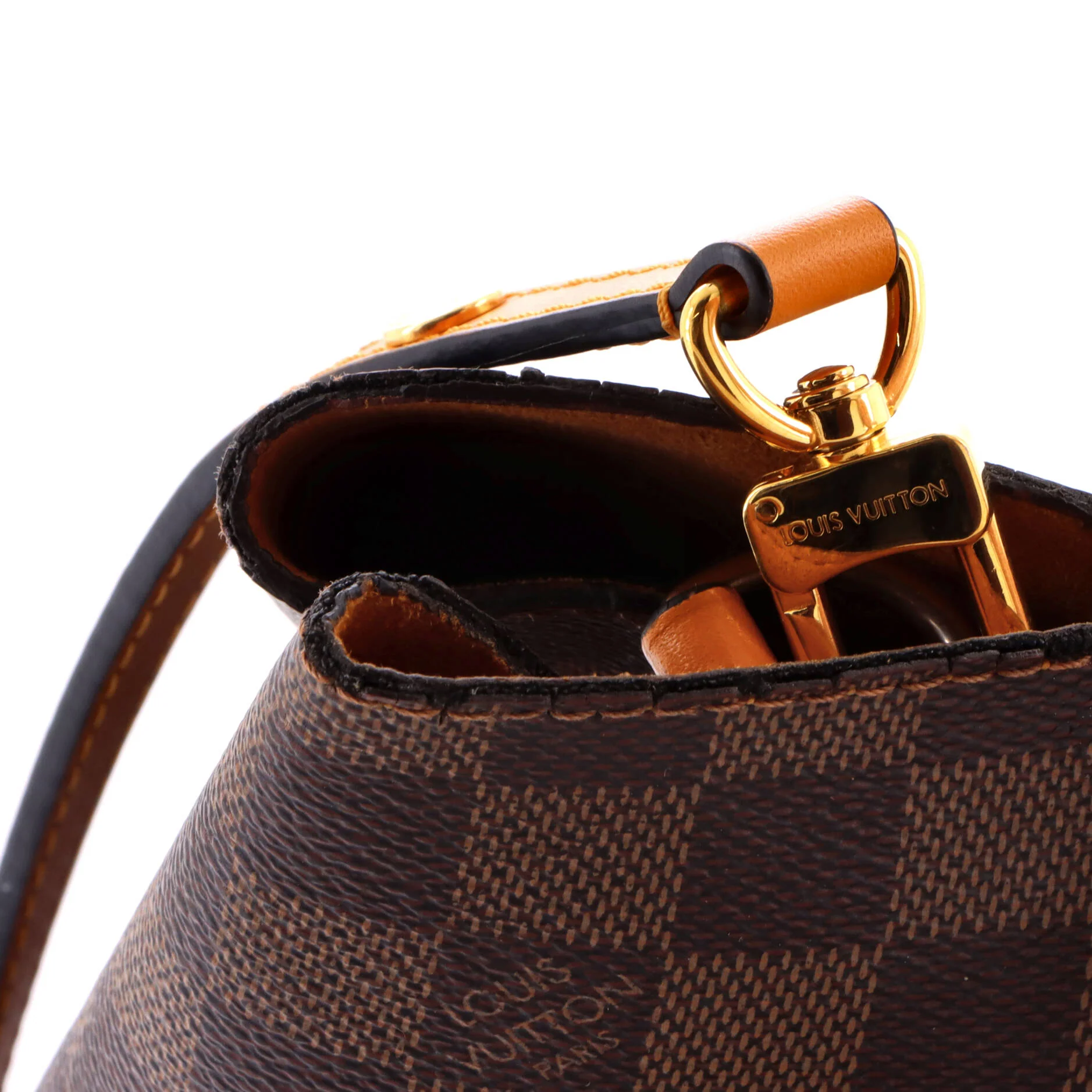 NeoNoe Handbag Damier with Leather MM - Image 6