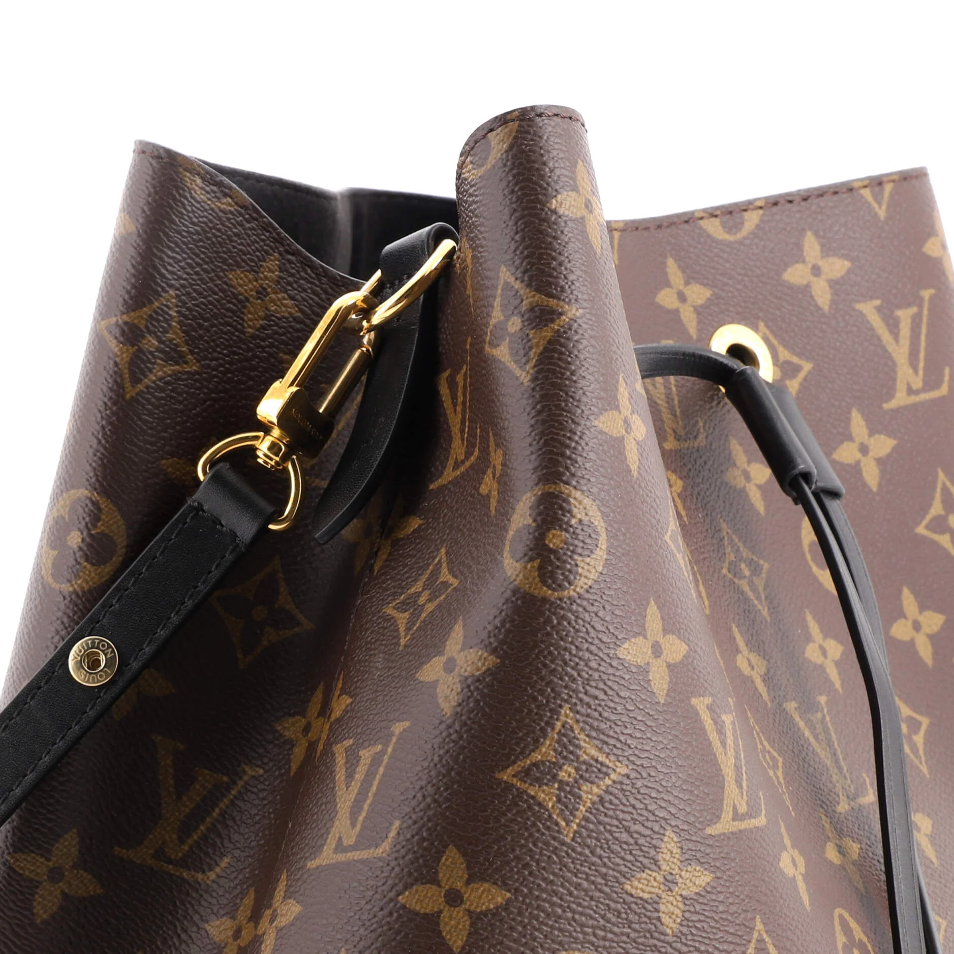 NeoNoe Handbag Monogram Canvas with Leather MM - Image 6