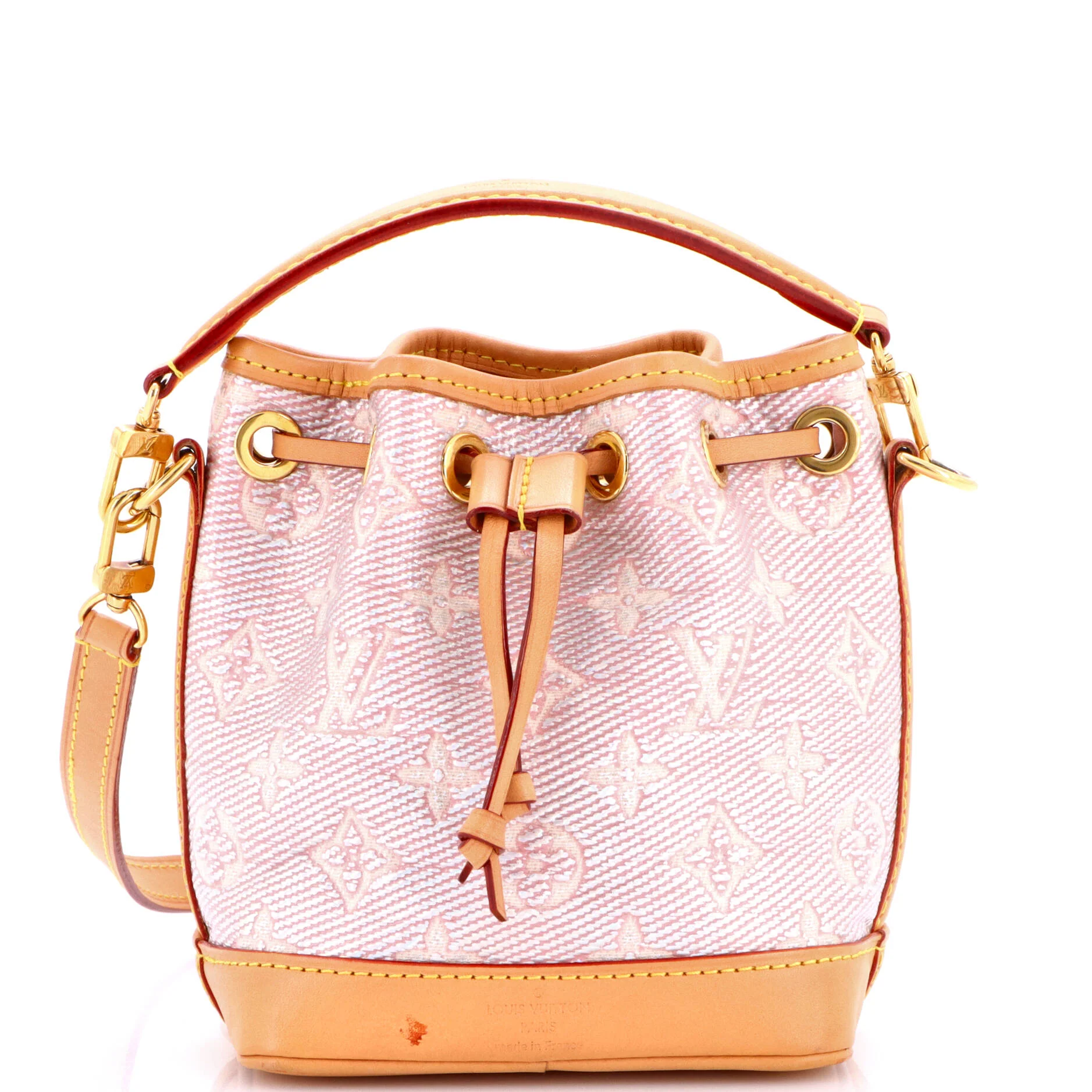 Noe NM Handbag Monoglam Jacquard Canvas Nano