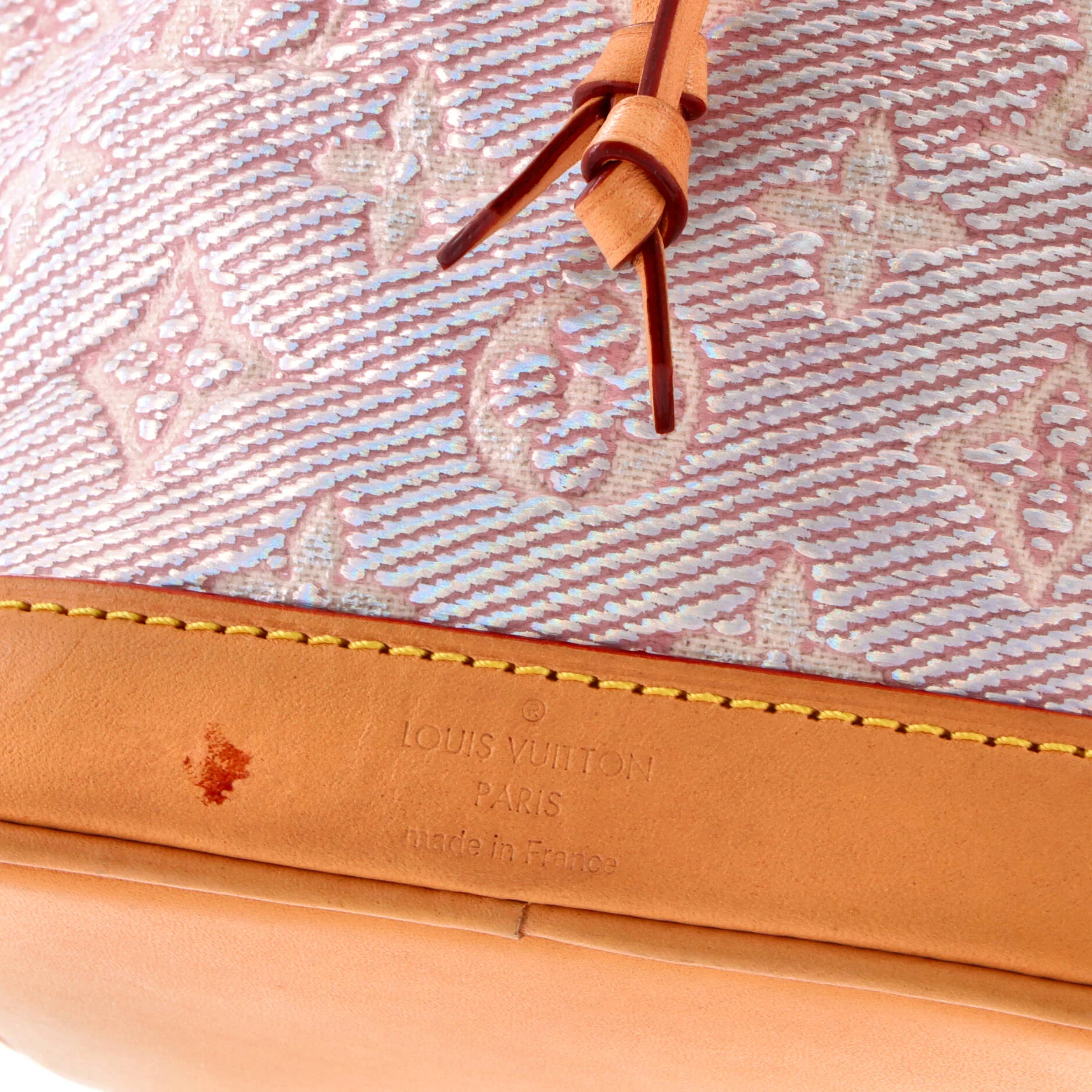 Noe NM Handbag Monoglam Jacquard Canvas Nano - Image 8