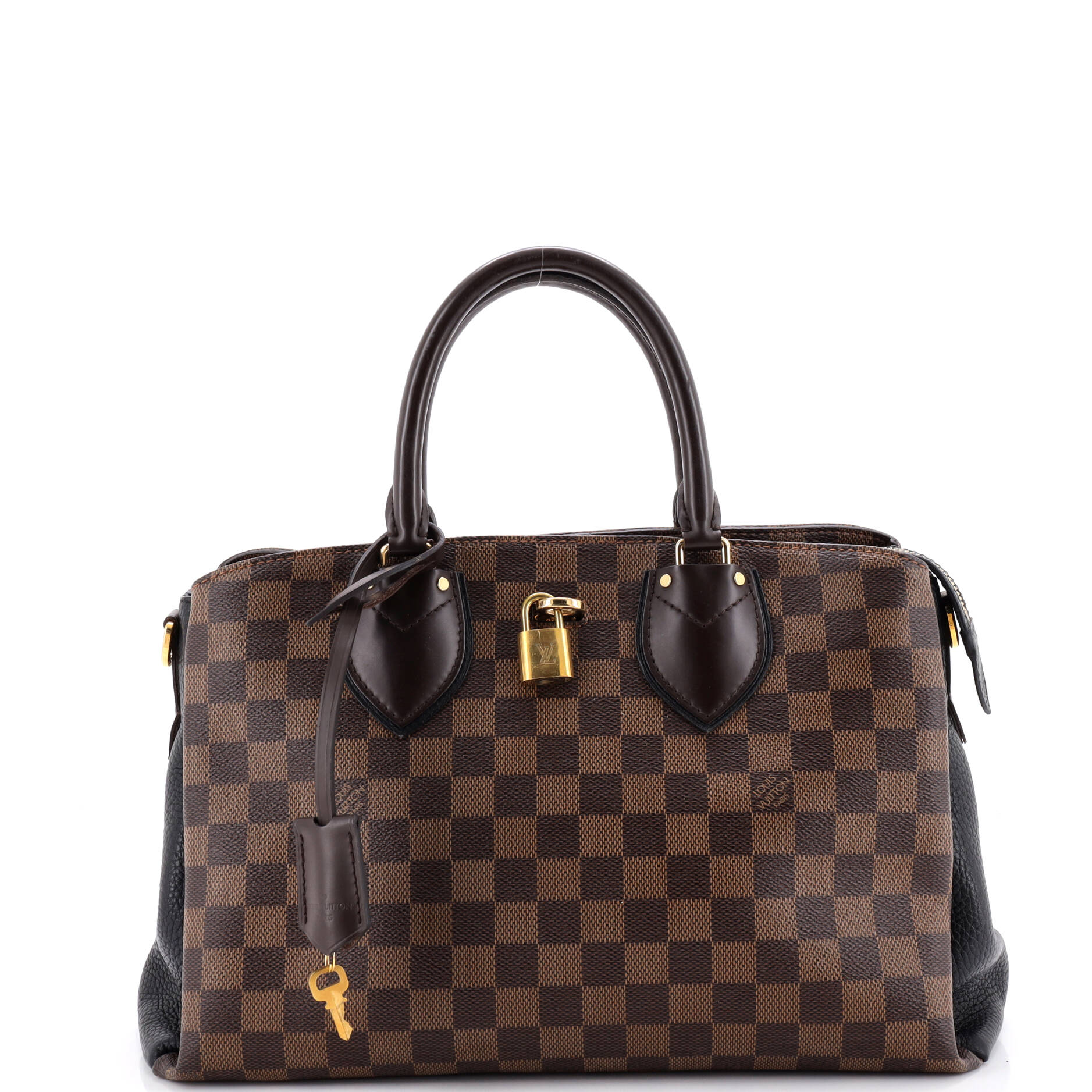 Normandy Handbag Damier and Leather