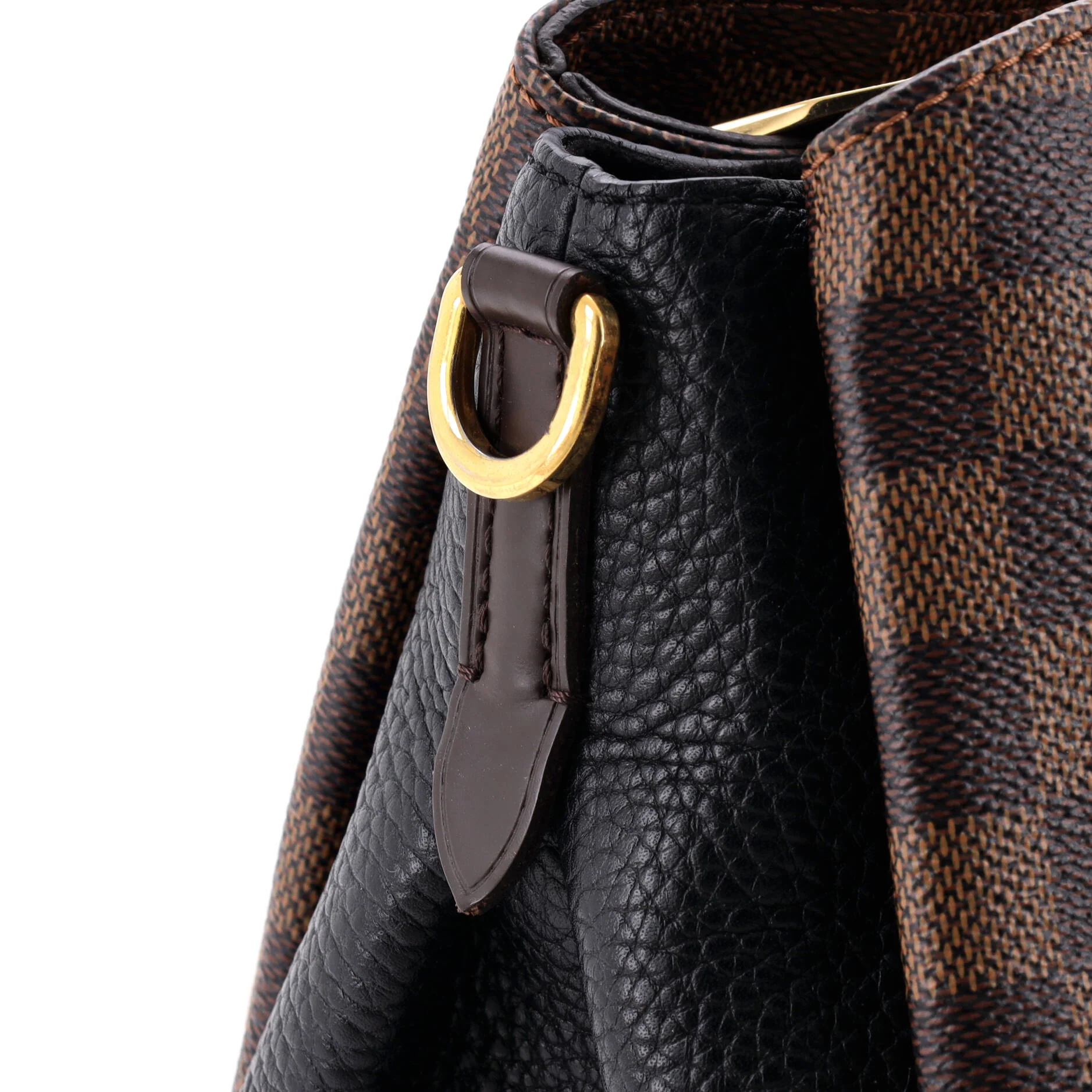 Normandy Handbag Damier and Leather - Image 6