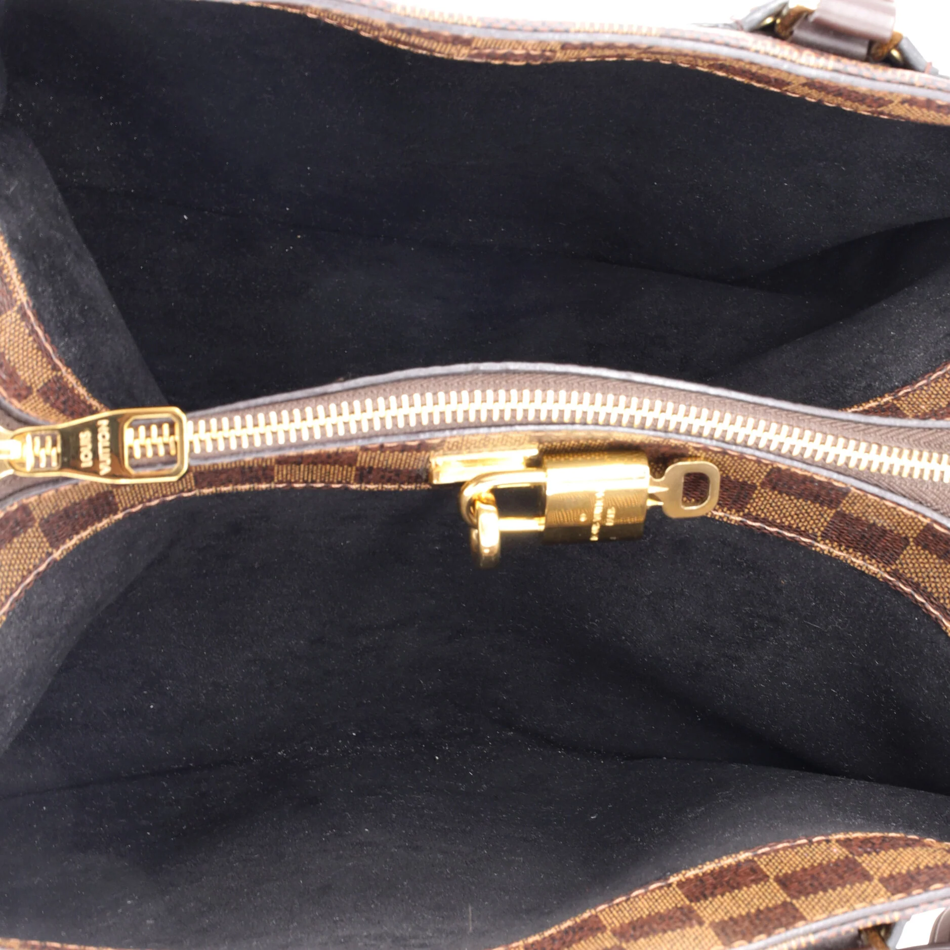 Normandy Handbag Damier and Leather - Image 5