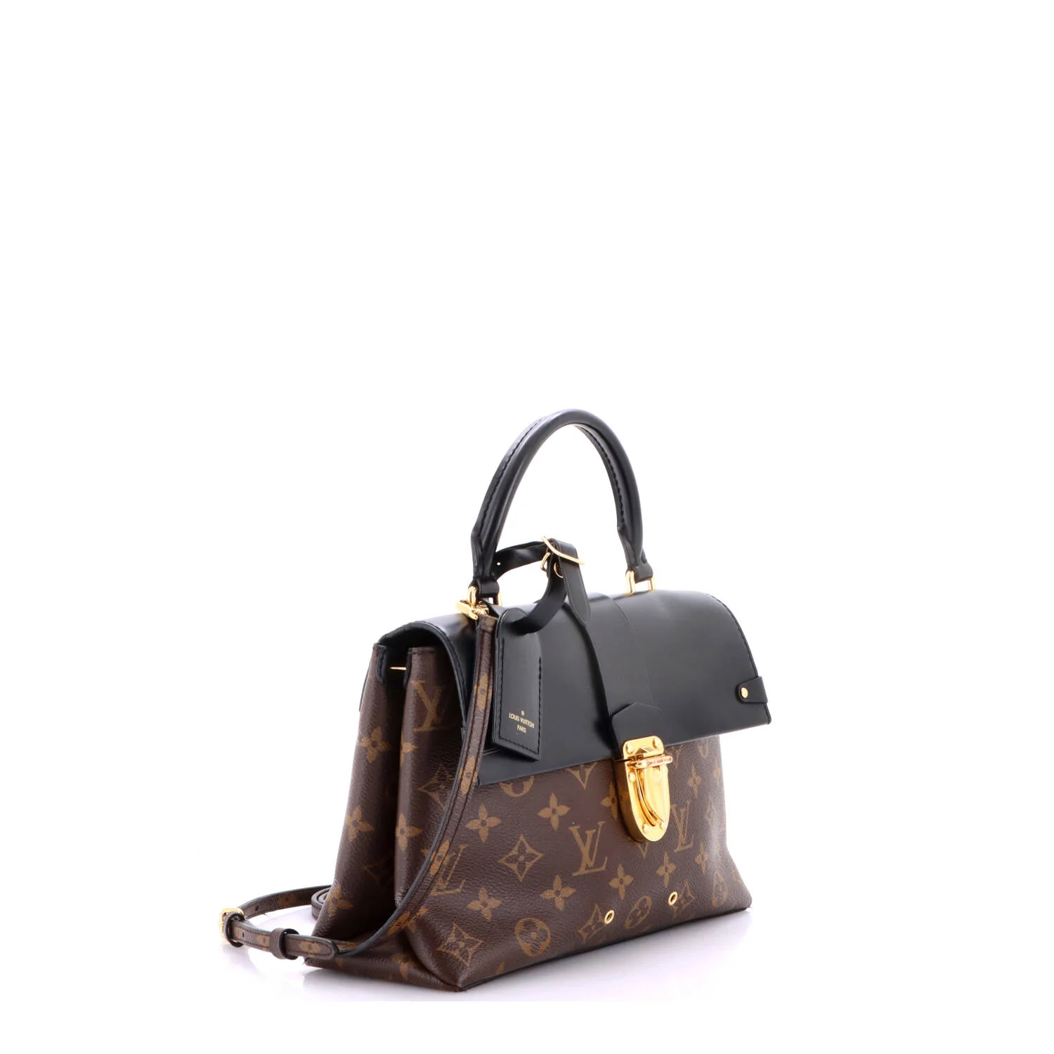 One Handle Flap Bag Monogram Canvas and Leather MM - Image 2