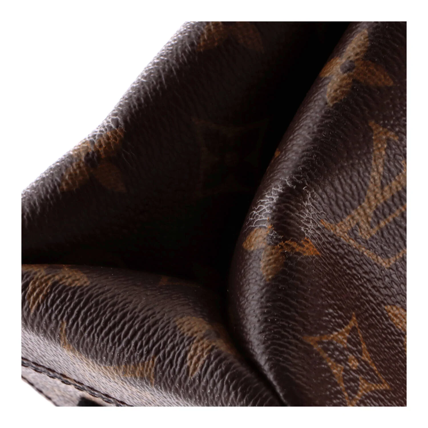 One Handle Flap Bag Monogram Canvas and Leather MM - Image 6
