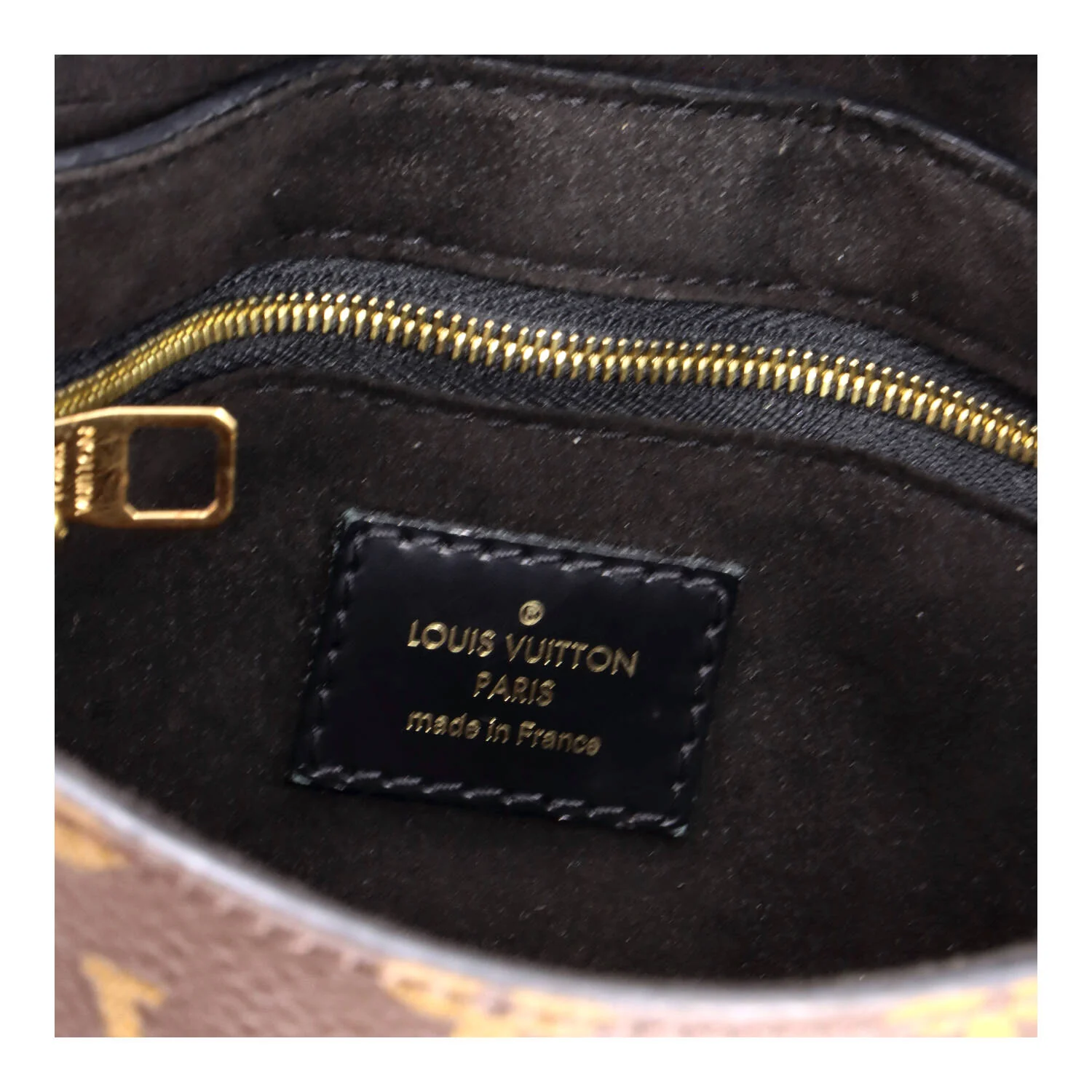 One Handle Flap Bag Monogram Canvas and Leather MM - Image 8