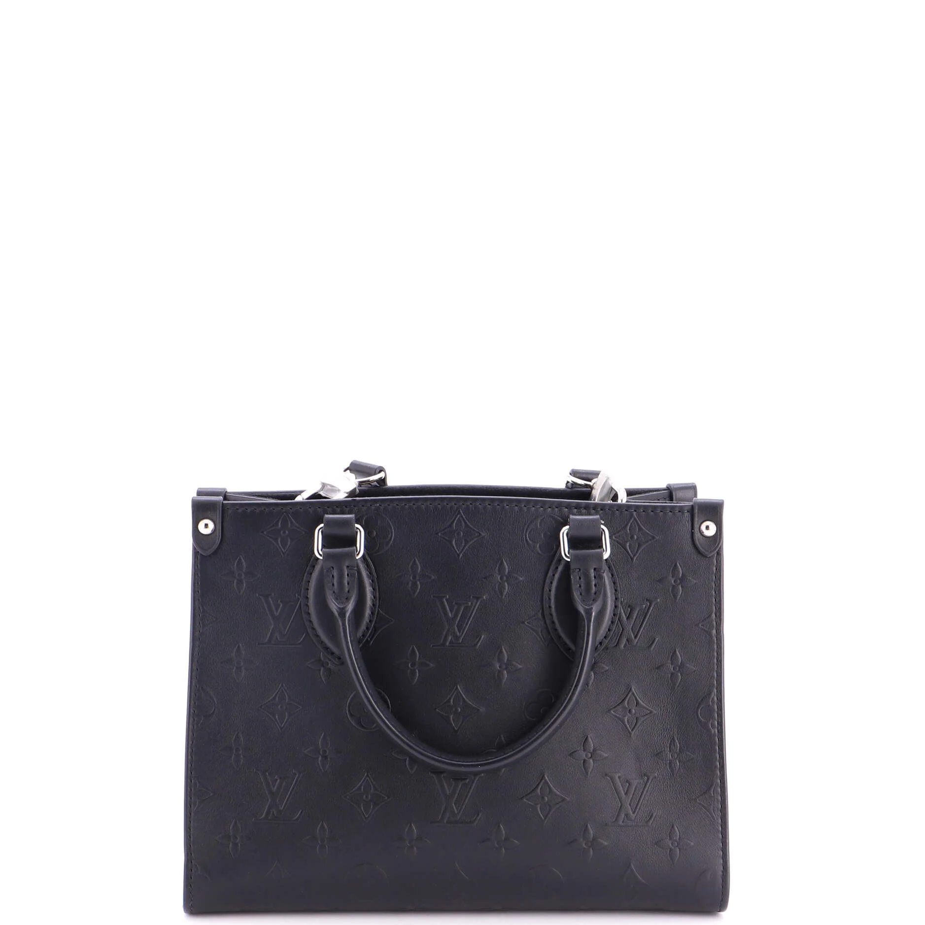 OnTheGo Tote Monogram Bold Leather PM - Image 3