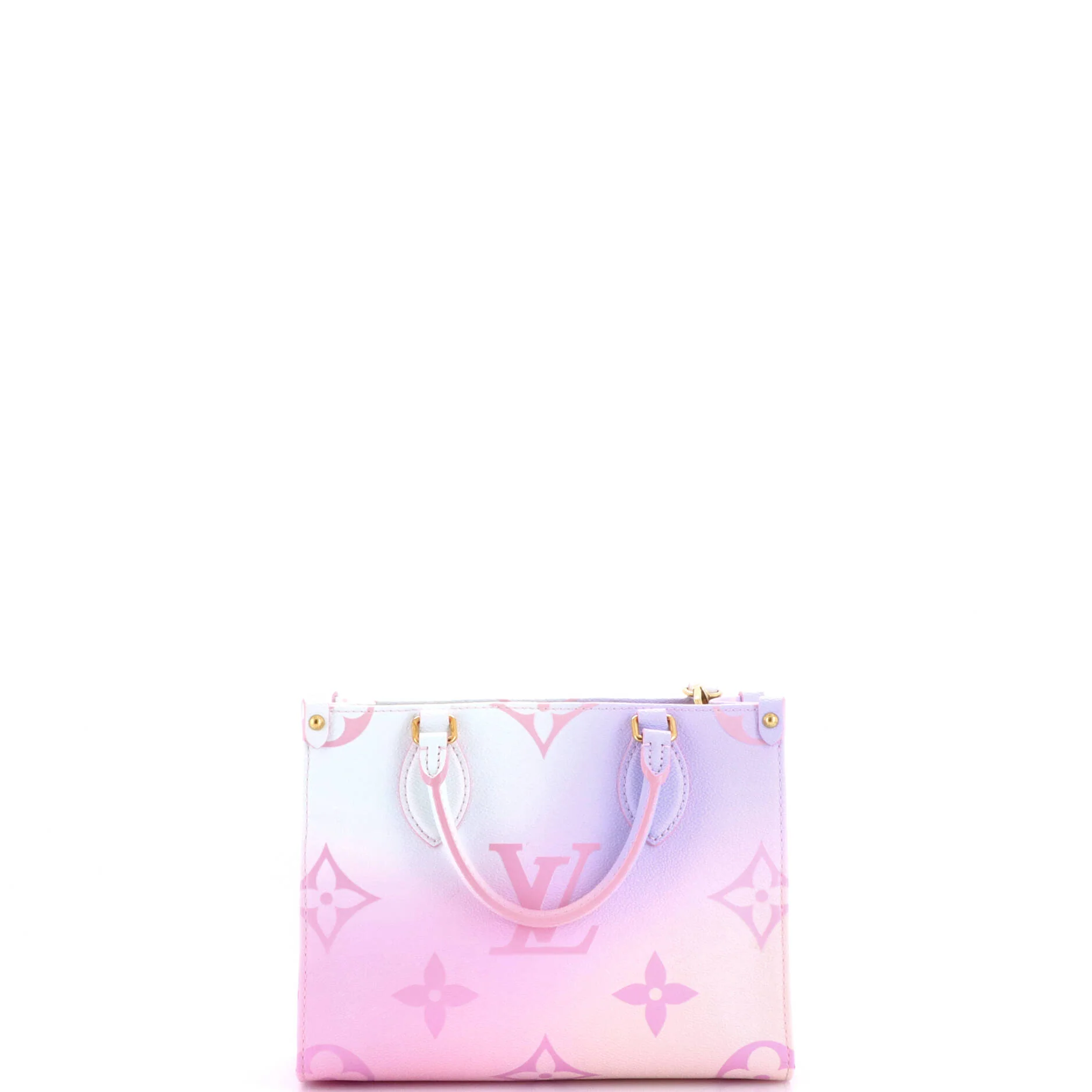 OnTheGo Tote Spring in the City Monogram Giant Canvas PM - Image 3