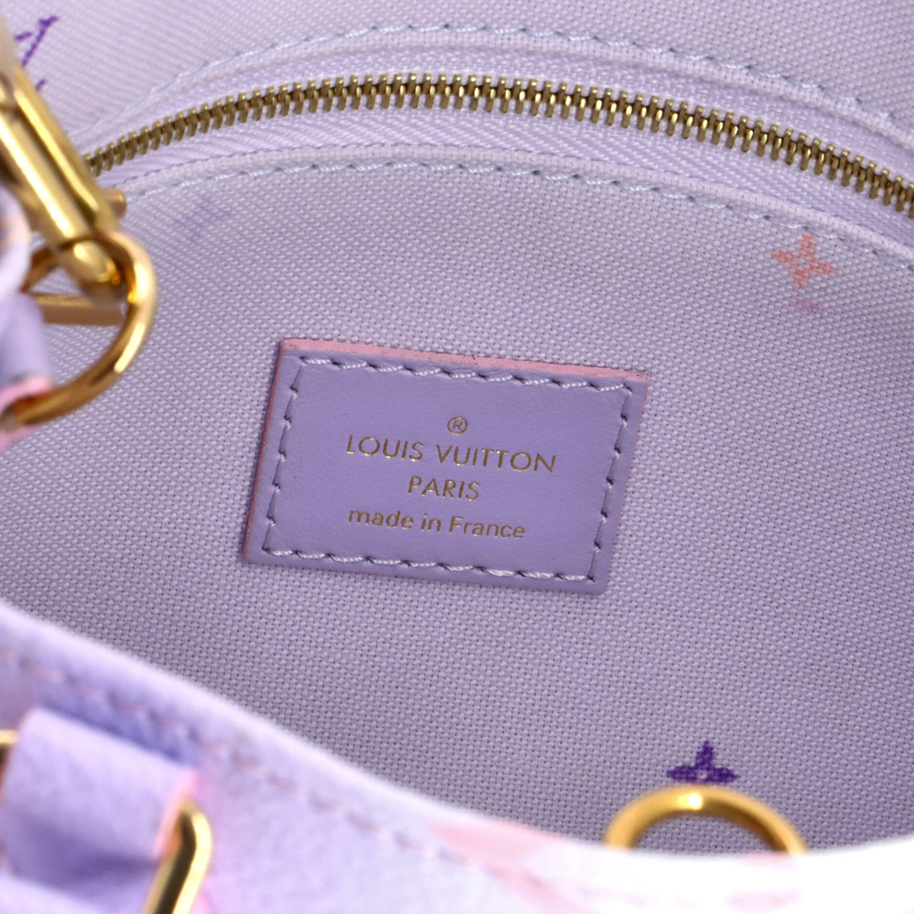 OnTheGo Tote Spring in the City Monogram Giant Canvas PM - Image 8