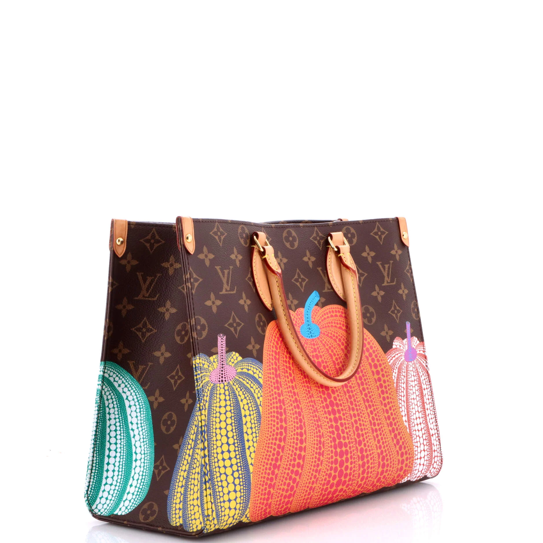 OnTheGo Tote Yayoi Kusama Pumpkins Monogram Canvas MM - Image 2