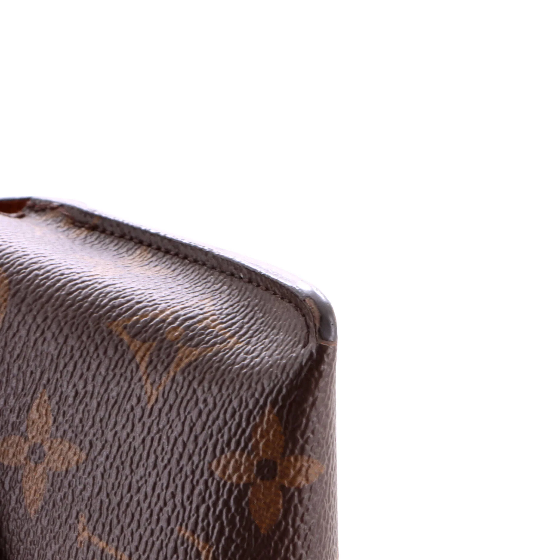 Padlock on Strap Handbag Monogram Canvas and Leather - Image 6