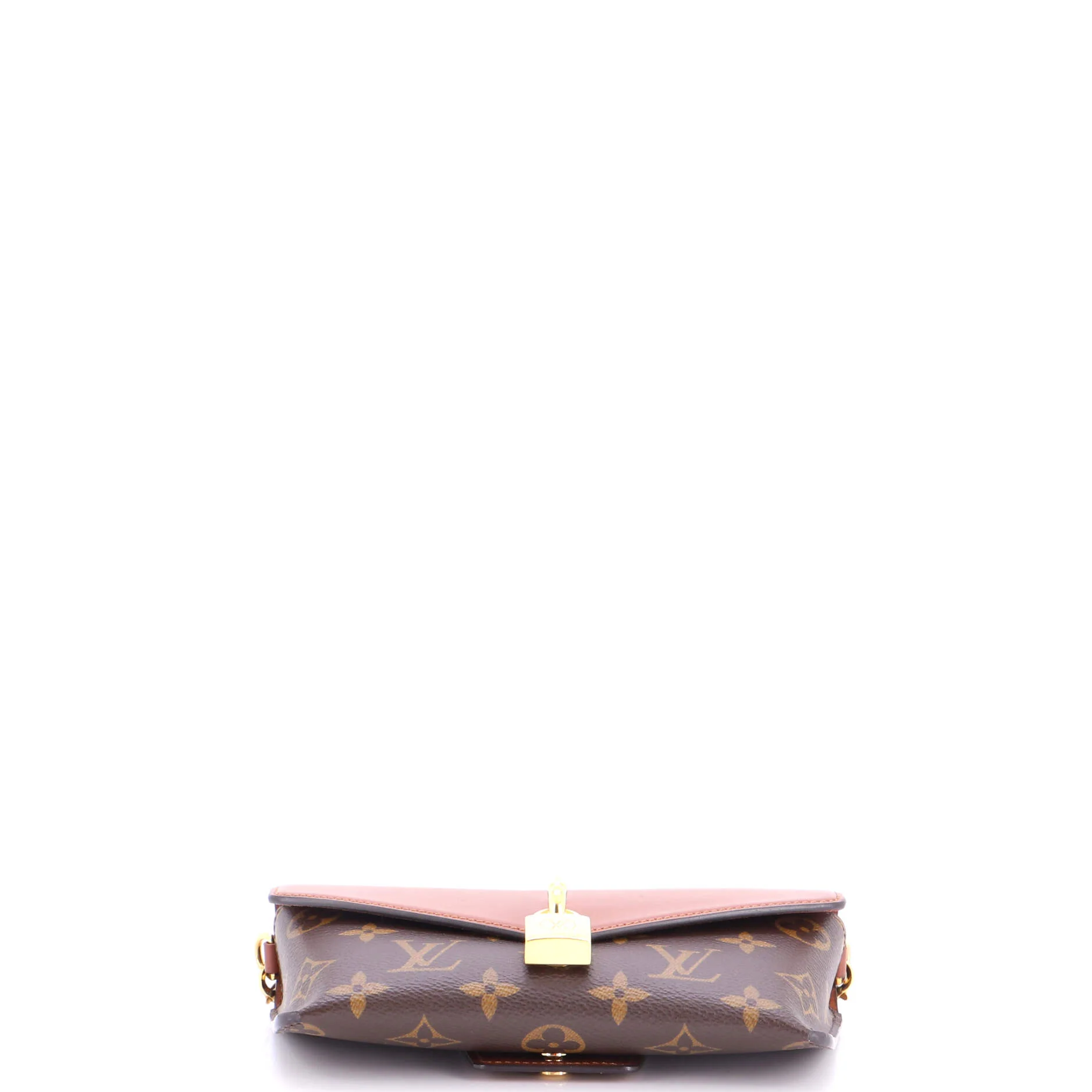 Padlock on Strap Handbag Monogram Canvas and Leather - Image 4