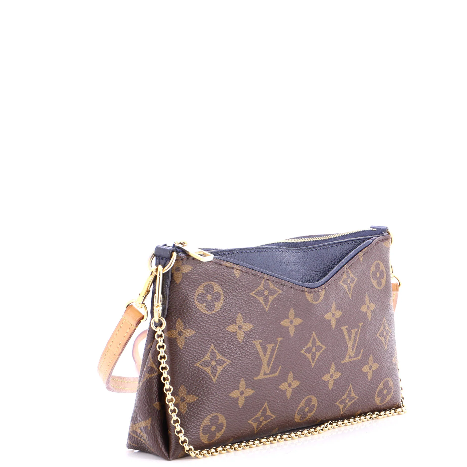 Pallas Clutch Monogram Canvas with Leather - Image 2