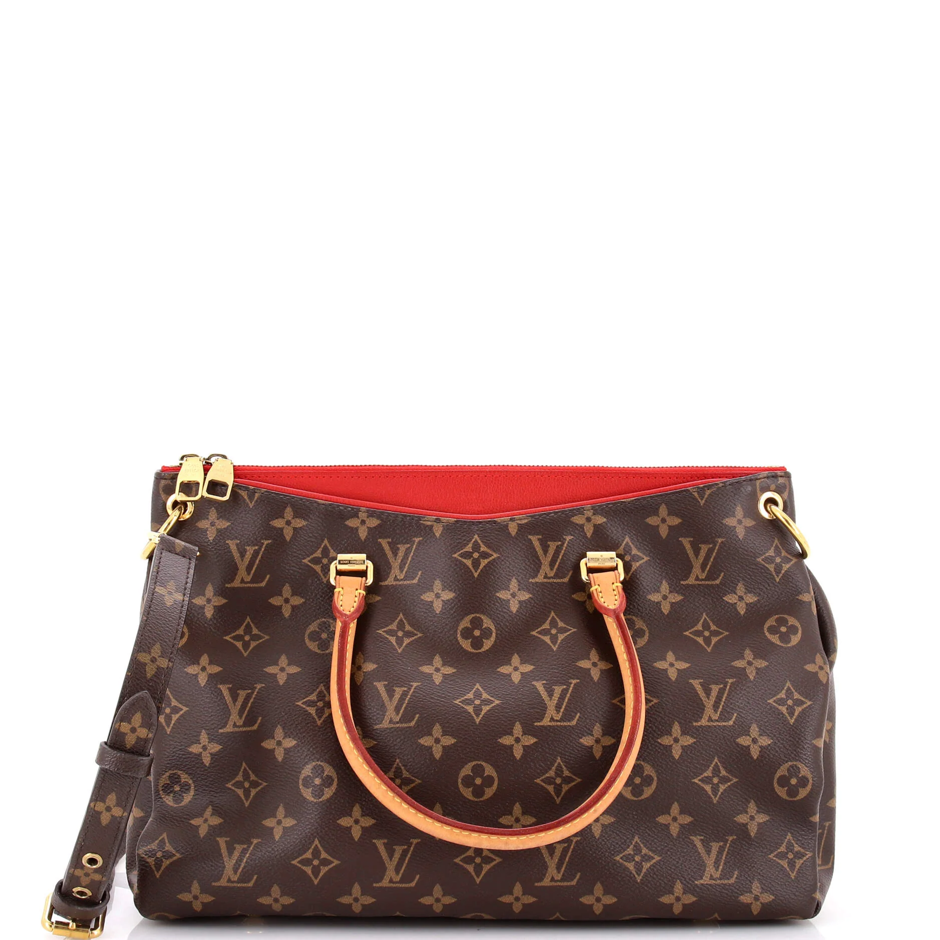 Pallas Tote Monogram Canvas with Leather