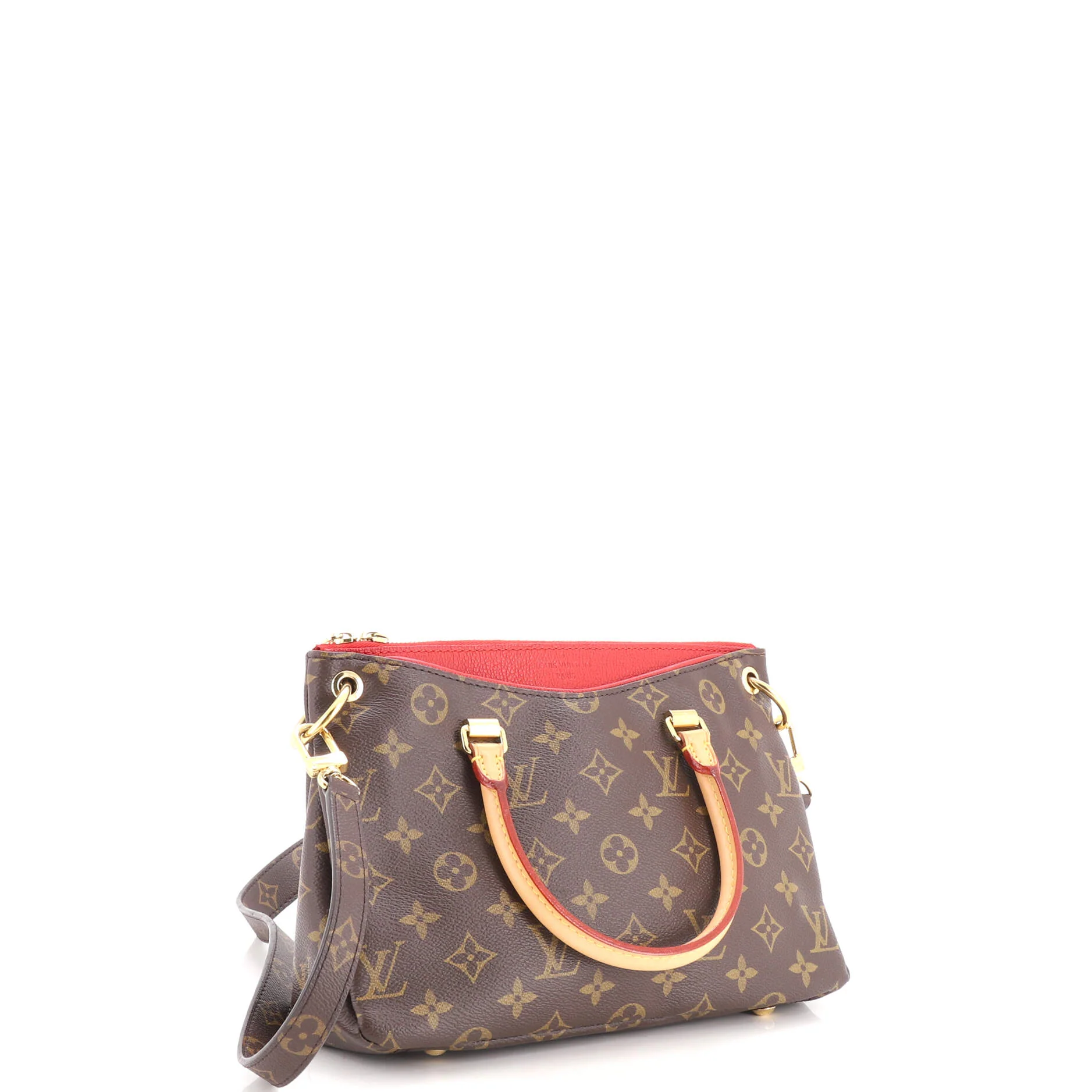Pallas Tote Monogram Canvas with Leather BB - Image 2